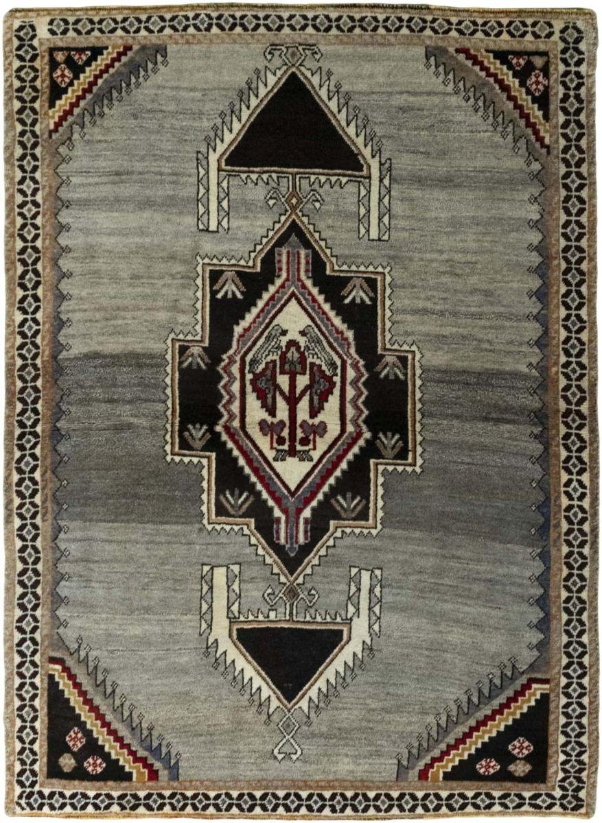 Orientteppich Perser Gabbeh Ghashghai 128x177 Handgeknüpfter Moderner, Nain Trading, rechteckig, Höhe: 15 mm