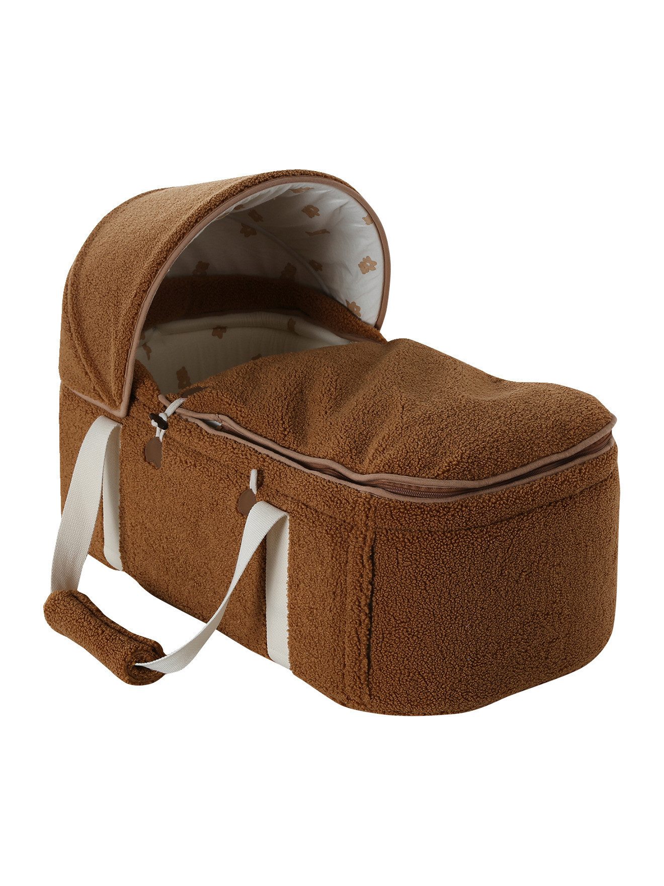 vertbaudet Babytrage Soft-Tragetasche Baby mit Webpelz