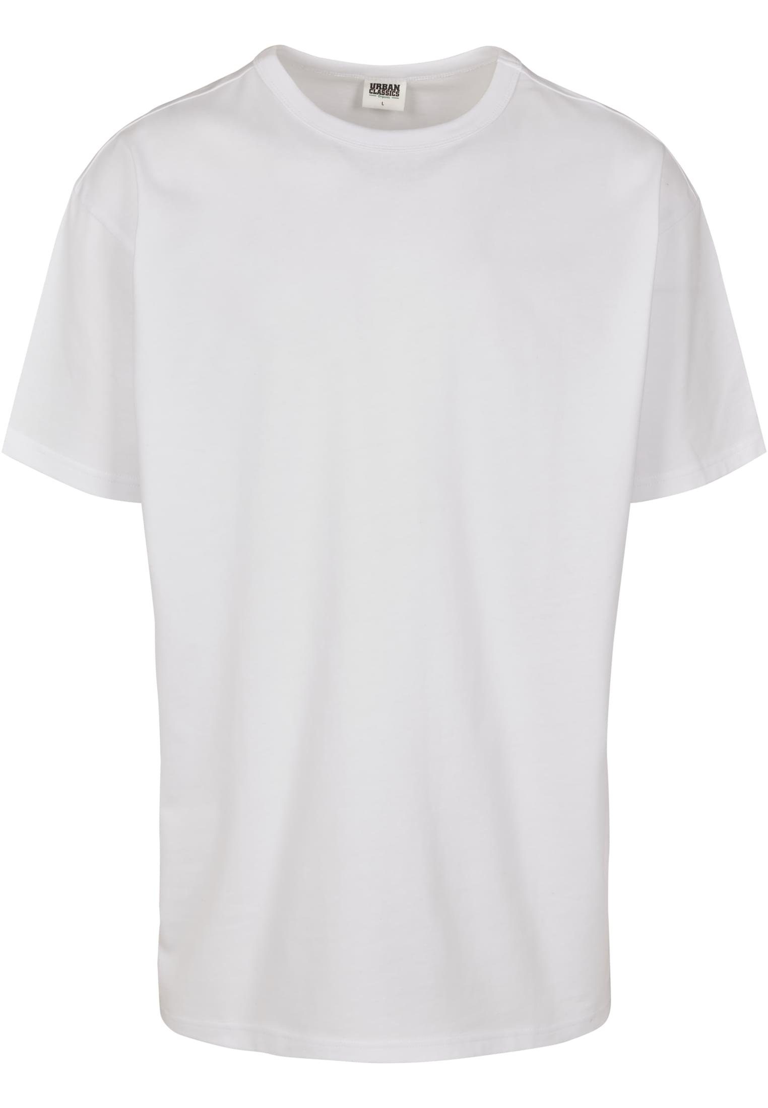 URBAN CLASSICS white (1-tlg) Herren T-Shirt Basic Organic Tee