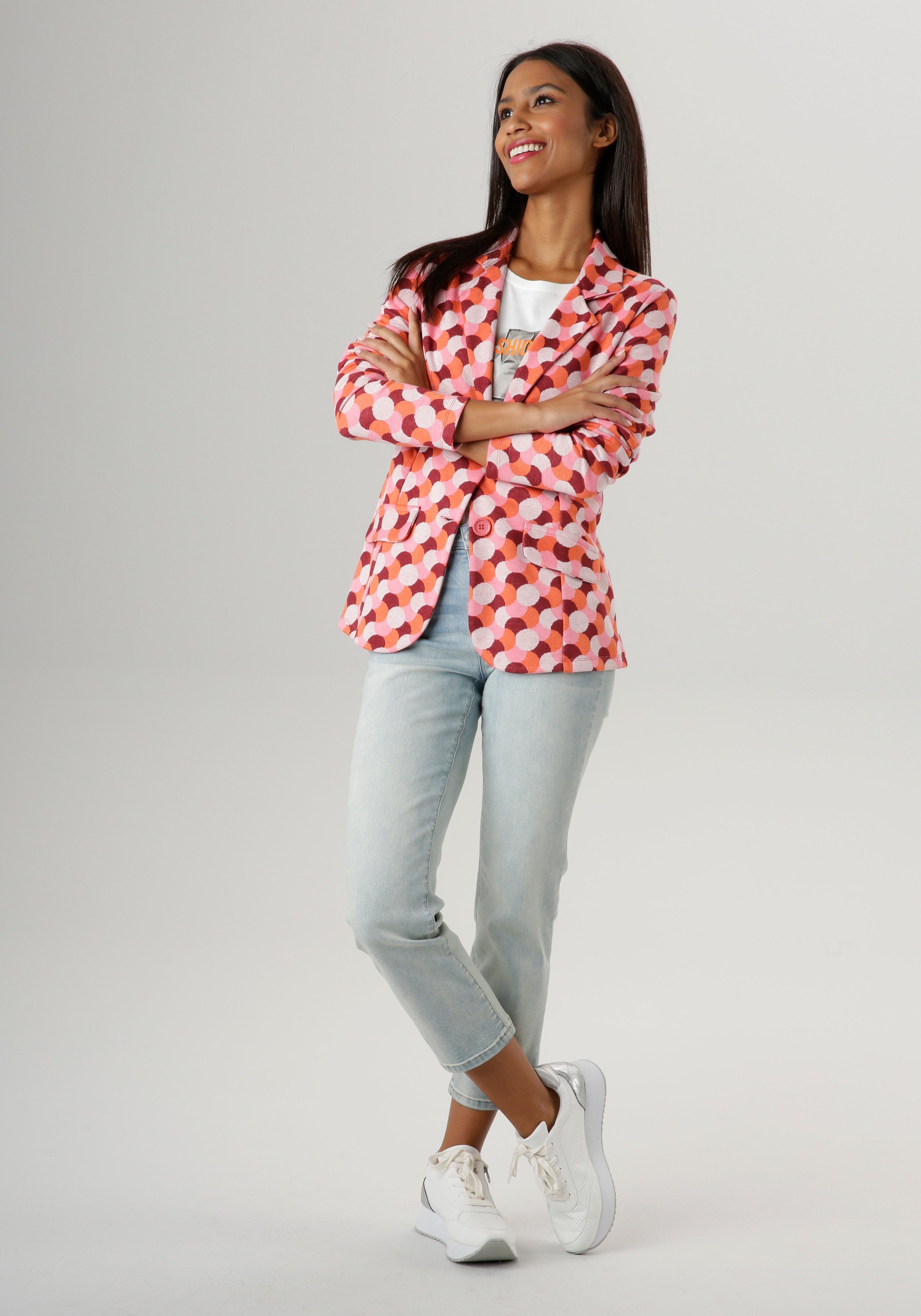 Aniston SELECTED Kurzblazer in Jacquard-Qualität – Bild 5 von 5