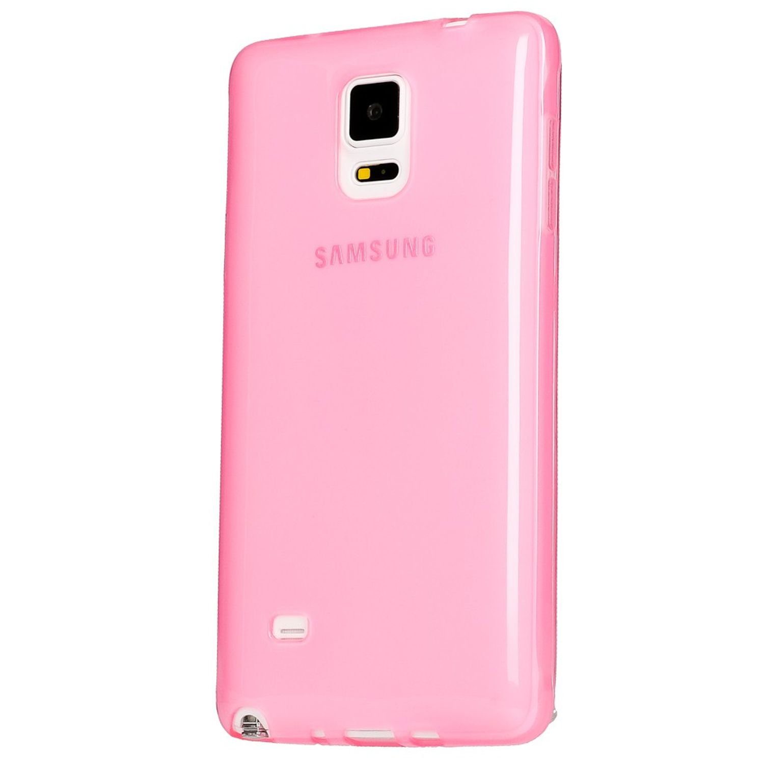 Nalia Smartphone-Hülle Samsung Galaxy Note 4, Durchscheinende Silikon Hülle / Soft Case / Slim Cover