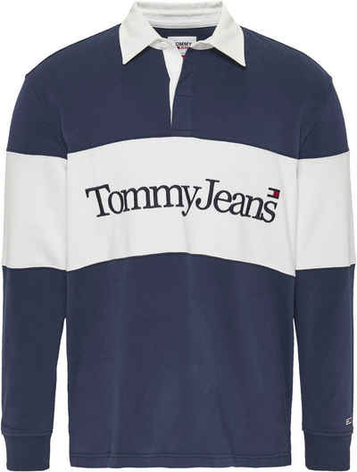 Tommy Jeans Langarm-Poloshirt »TJM RLXD SERIF LINEAR RUGBY«