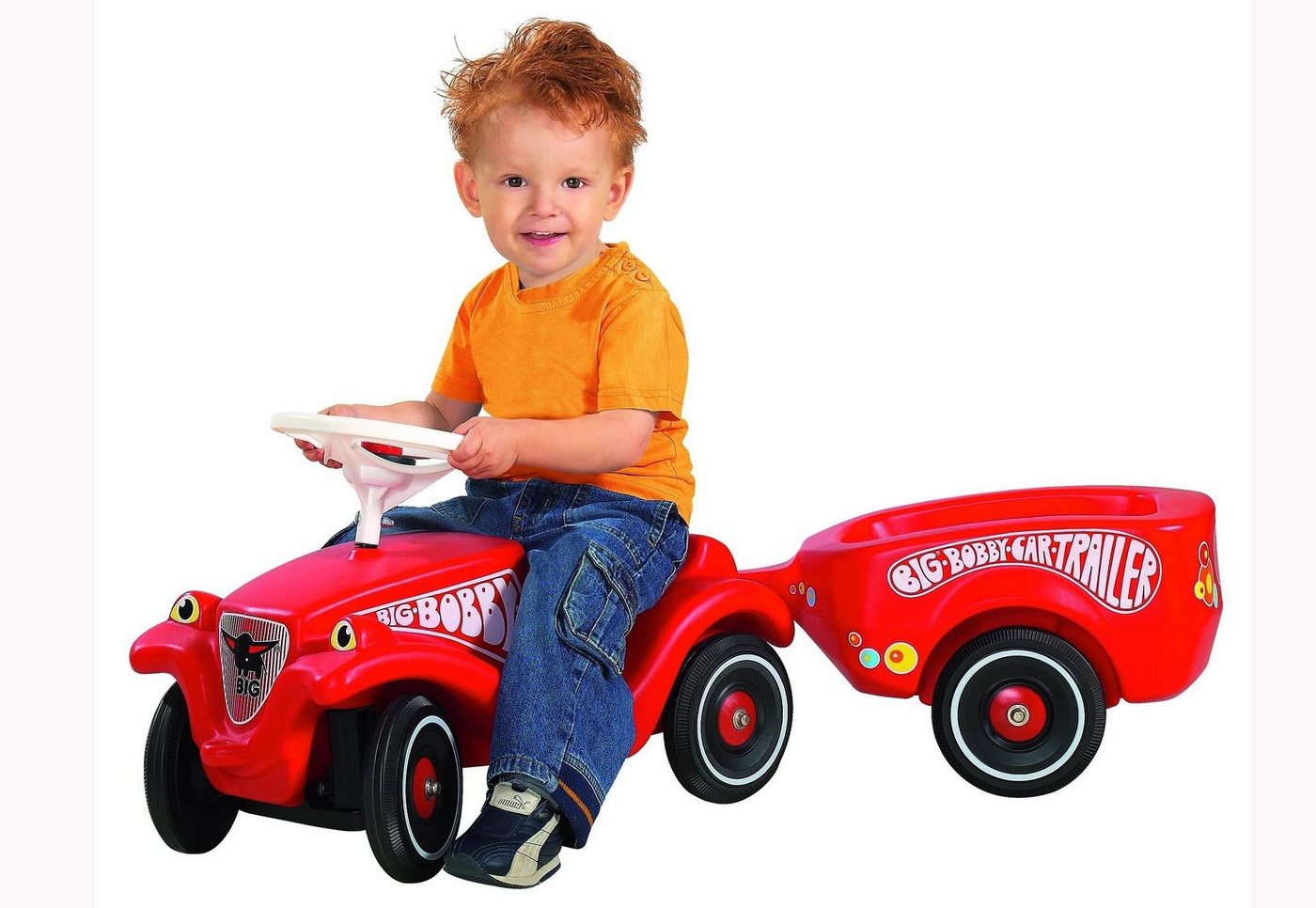 Thumbnail - BIG Kinderfahrzeug-Anhänger BIG Bobby-Car-Trailer, Made in Germany