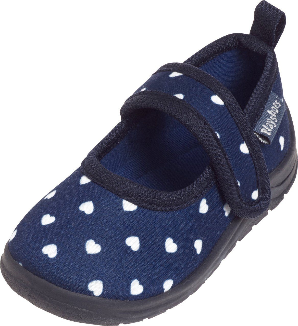 Playshoes Hausschuh Herzchen Hausschuh