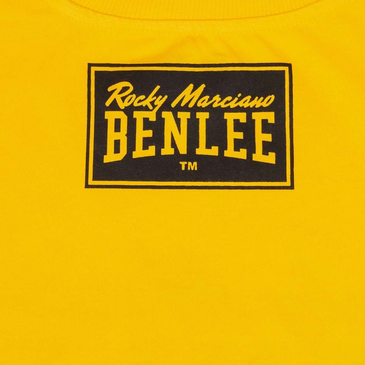 XXL Marciano Yellow Herren T-Shirt Benlee Rocky Benlee Warm yellow (1-tlg) Promo T-Shirt