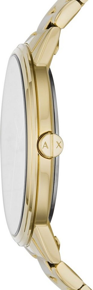 ARMANI EXCHANGE Quarzuhr AX7119, (Set, 2-tlg., inklusive Schmuckarmband),  ideal auch als Geschenk, Zeitlos schöne Herrenarmbanduhr