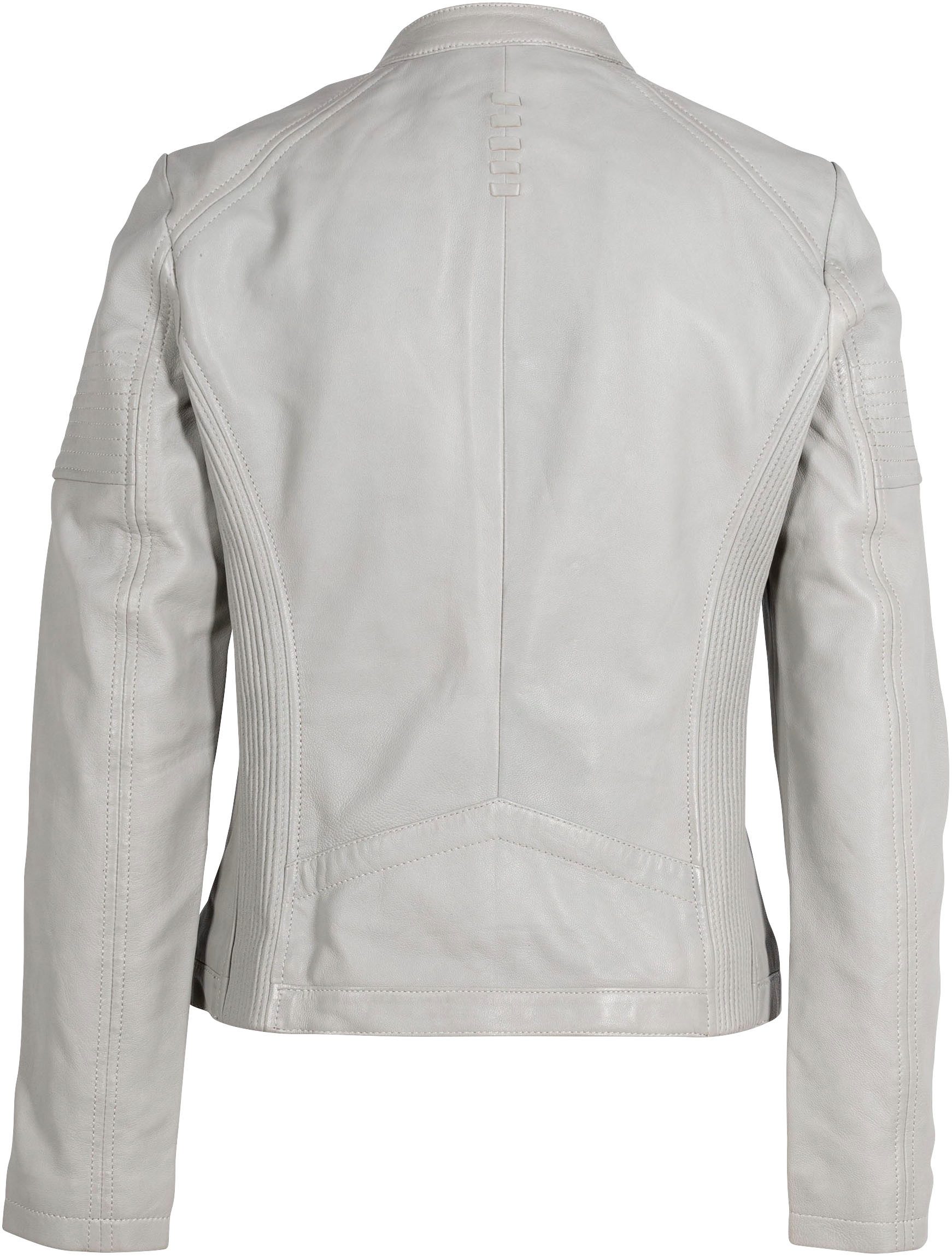 Mauritius Lederjacke 2Wima mit Druckknöpfen, mit günstig online kaufen