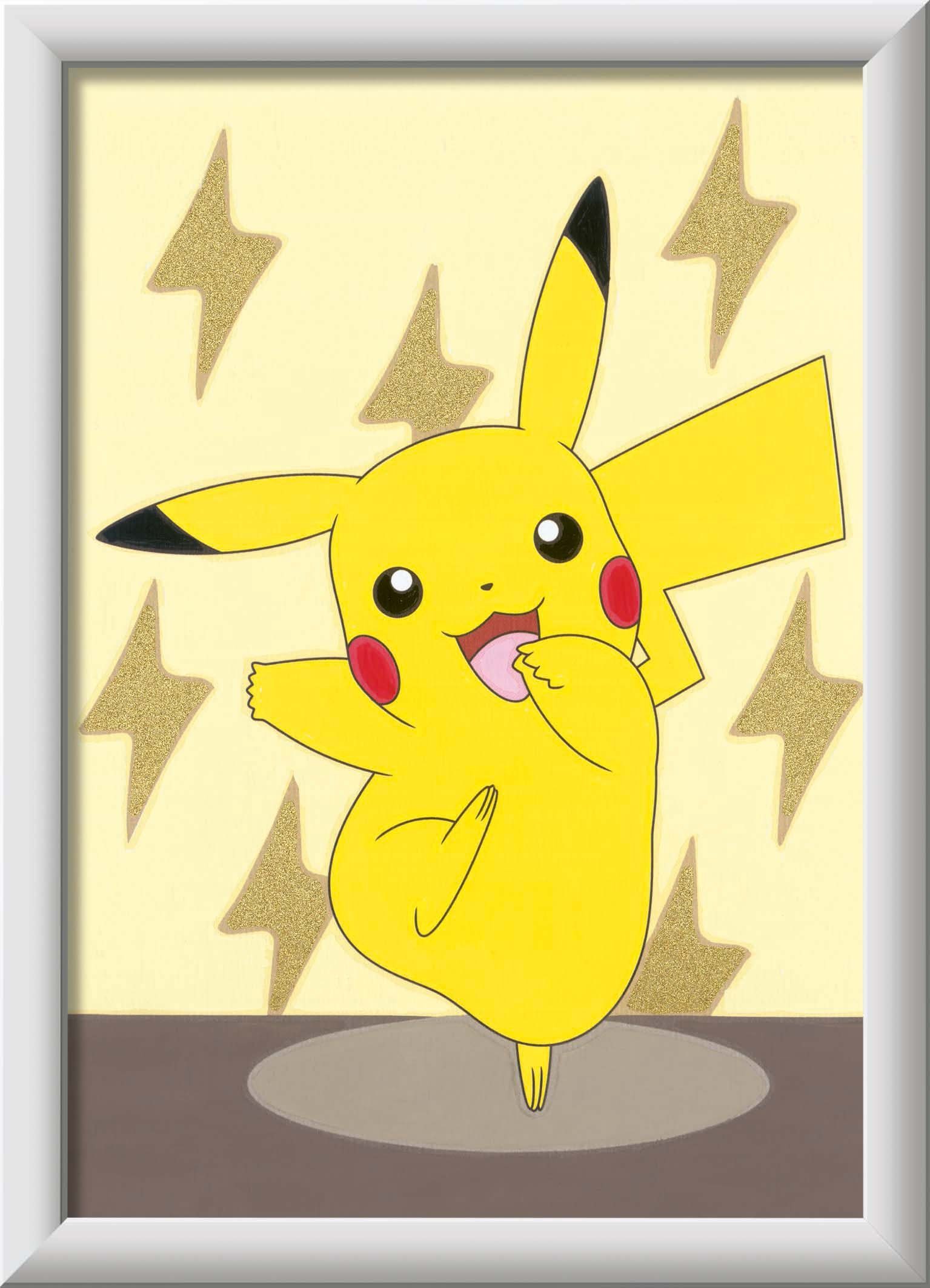 Ravensburger Malen nach Zahlen Pikachu, Made in Europe