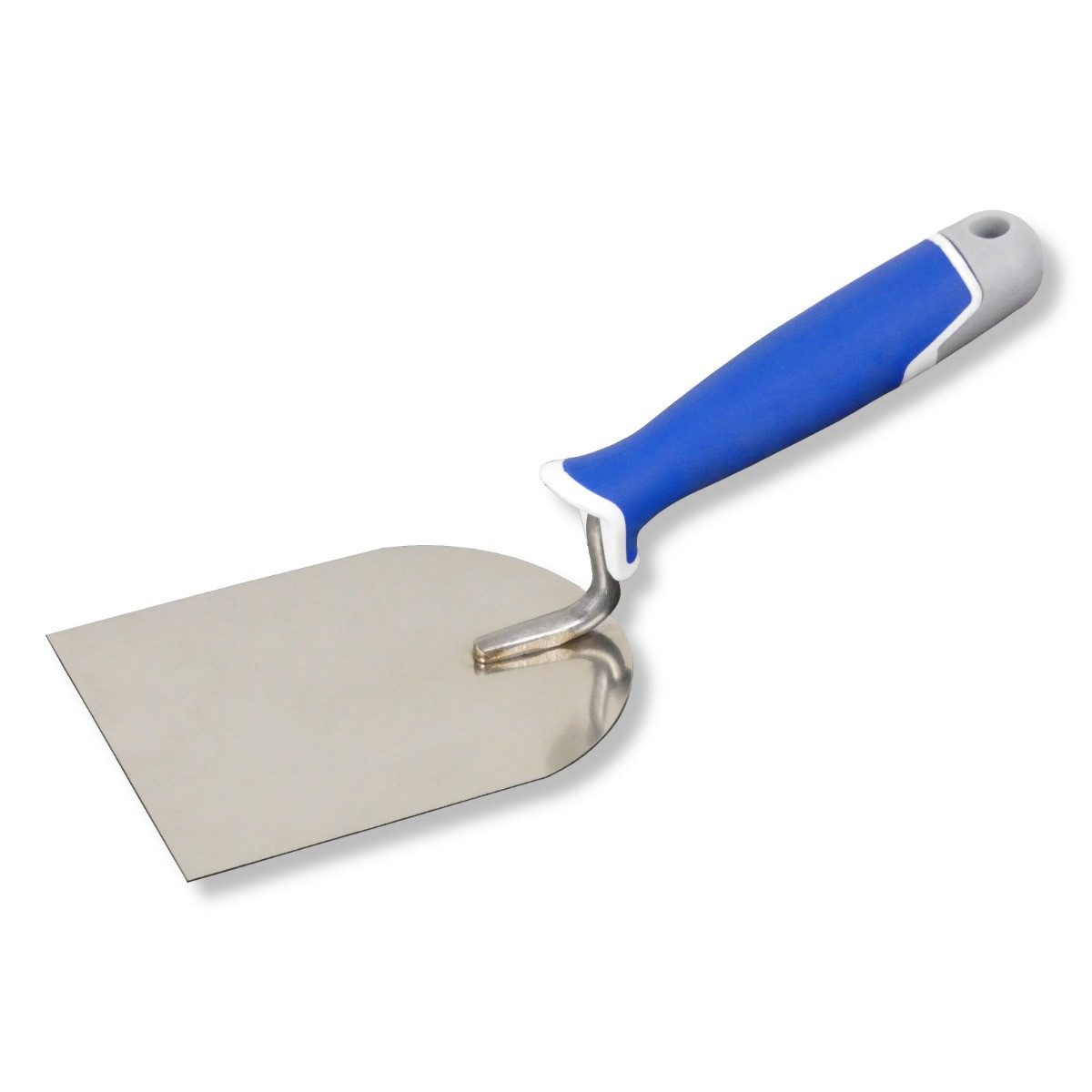 DEWEPRO Maurerkelle DEWEPRO Gipserspachtel - 100mm - Edelstahlblatt m. 3-Komponenten-Griff