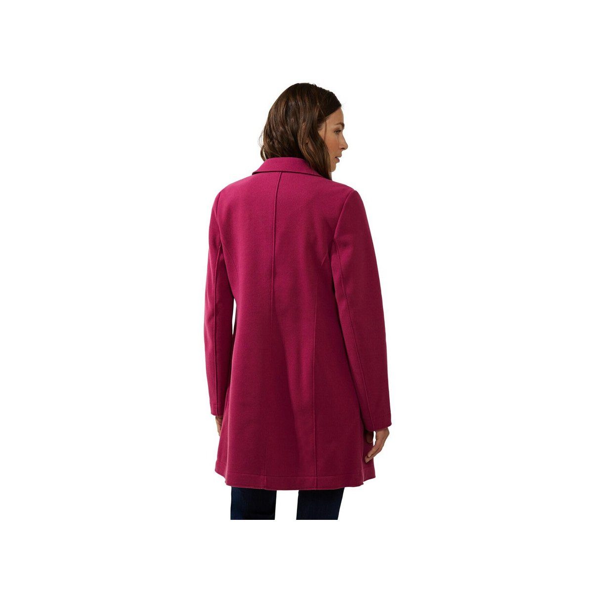 STREET ONE Outdoorjacke rot passform red peony textil (1-St)