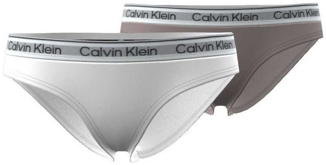 Calvin Klein Underwear Brasilslip 2PK BIKINI (Packung, 2-St., 2er-Pack) mit Logobund – Bild 2 von 3