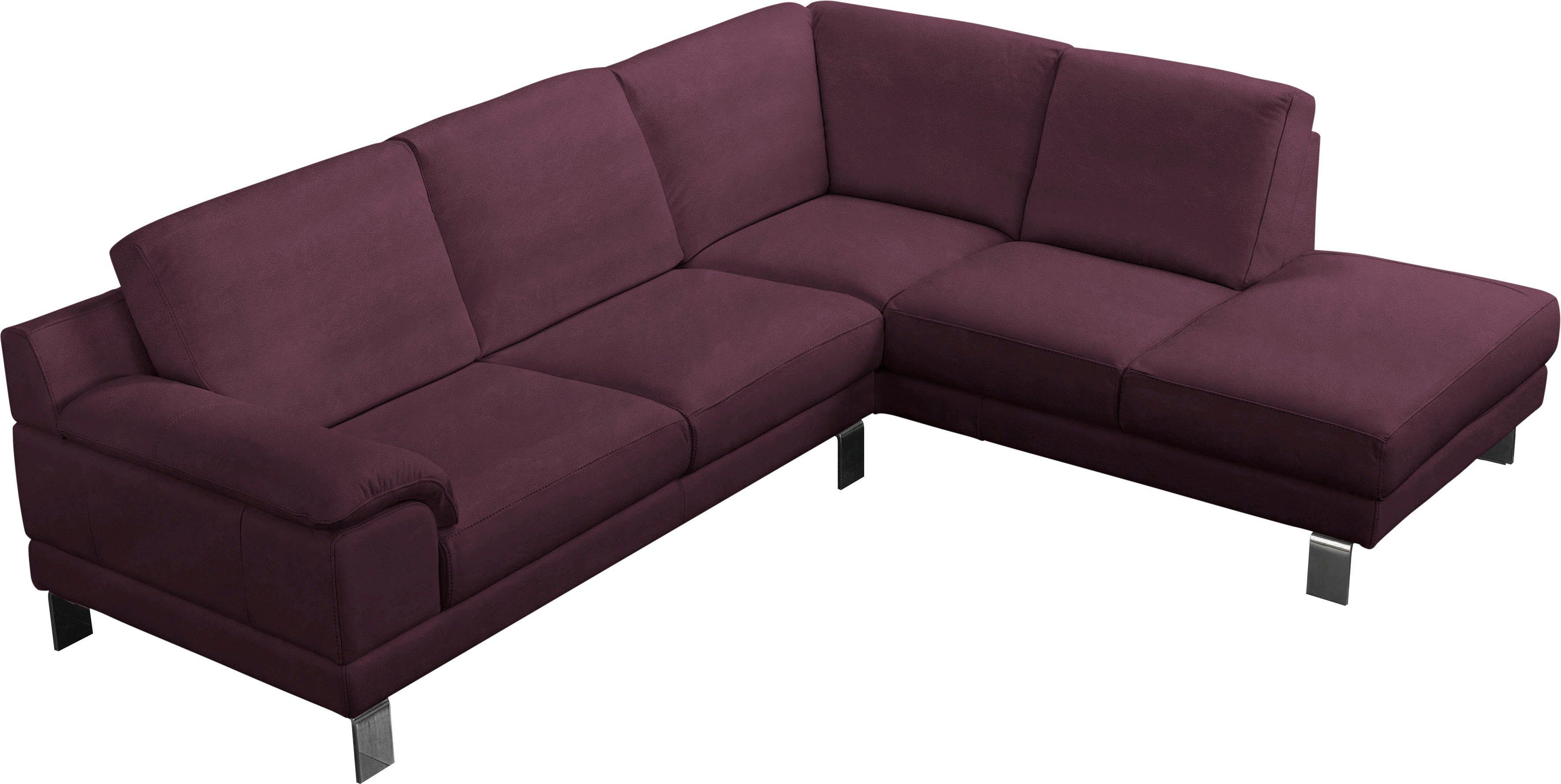 Metallfüße mane, elegante Ecksofa Egoitaliano Shakira, mit