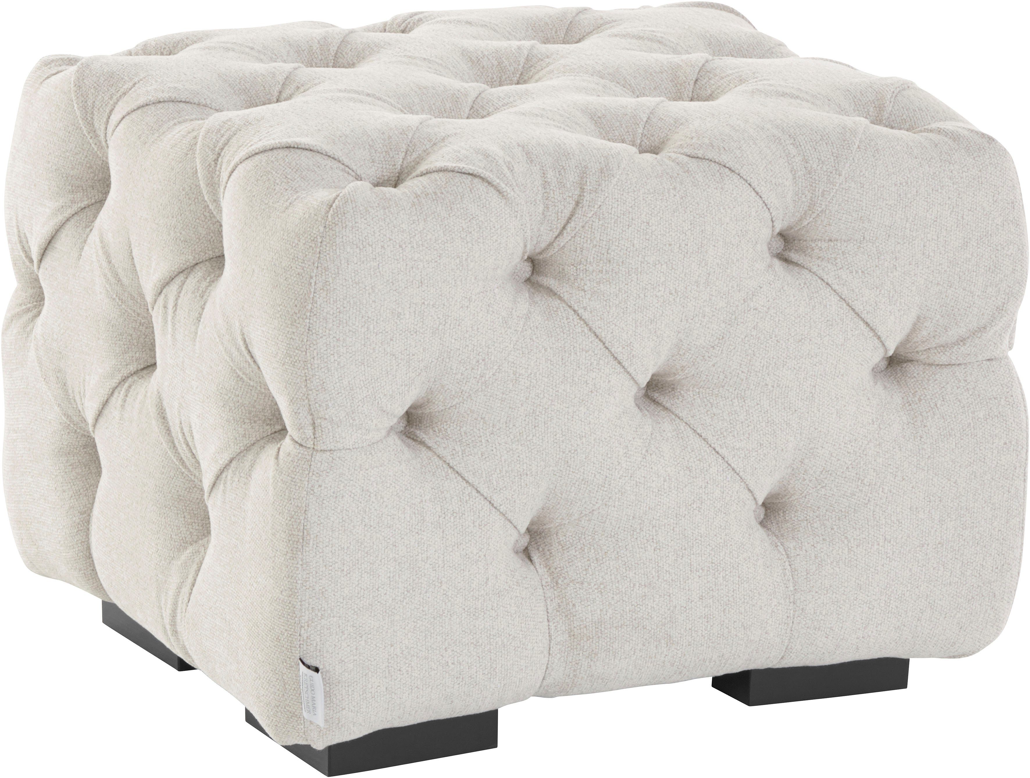 Home affaire Polsterhocker Kalina, mit klassischer Chesterfield-Knopfheftung, passend zur Serie "Kalina"