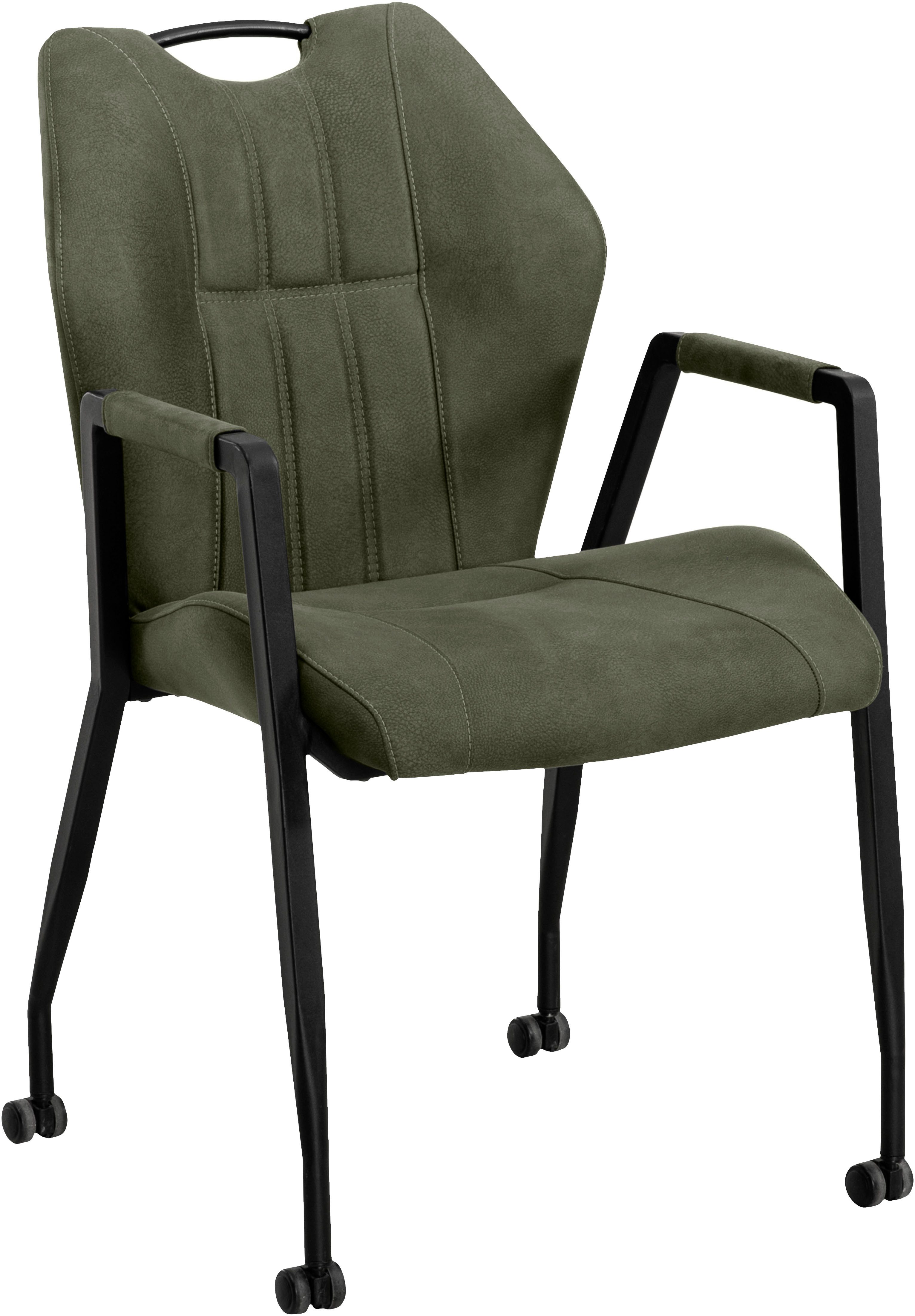 OMG Design Armlehnstuhl Point (Set, 1 St), Esszimmerstuhl mit Rollen, Bürostuhl