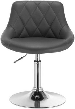 Woltu Barhocker (4 St), Verstellbarer Sitzhocker Stuhl aus Kunstleder