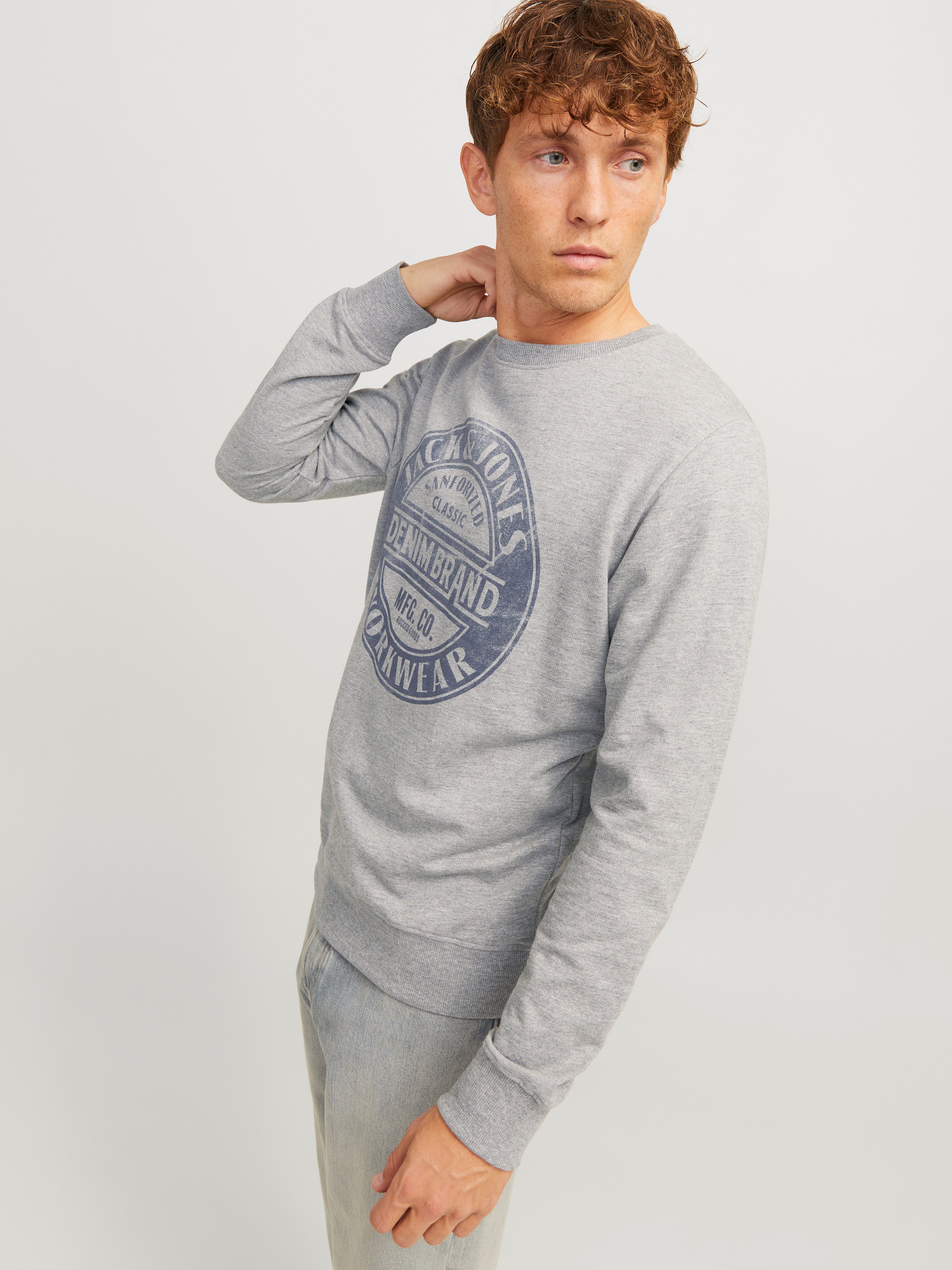 Jack & Jones Sweatshirt JJJEANS SWEAT O-NECK günstig online kaufen