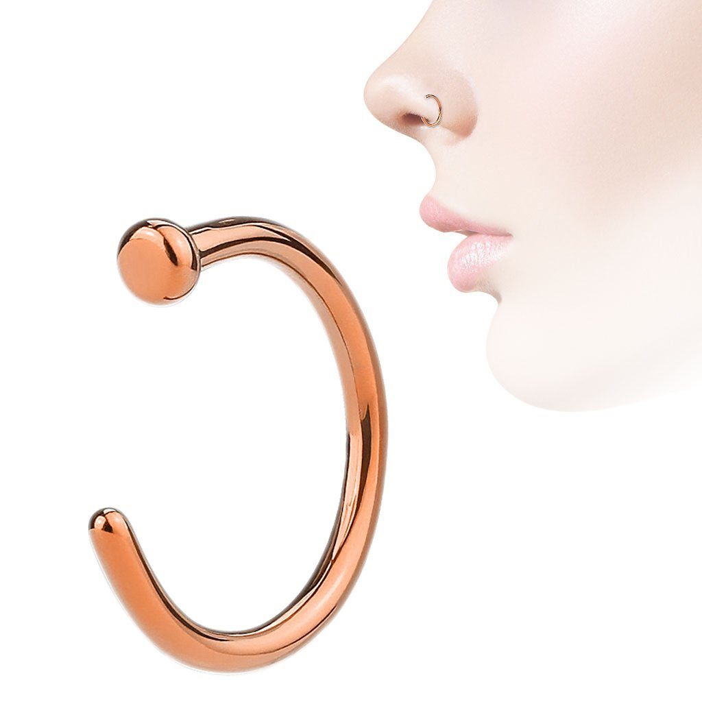 Taffstyle Nasenpiercing Fake Ring Piercing Hoop günstig online kaufen