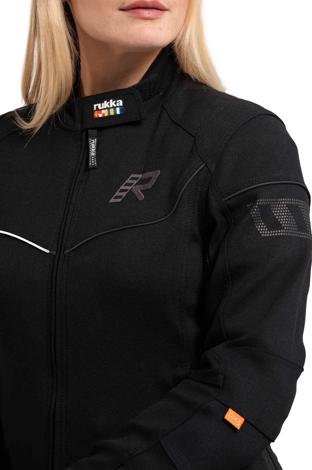 Rukka Motorradjacke AirGobina 2.0 Damen Motorrad Textiljacke Wasserdicht Atmungsaktiv dehnbar protektoren reißverschluss wasserdi