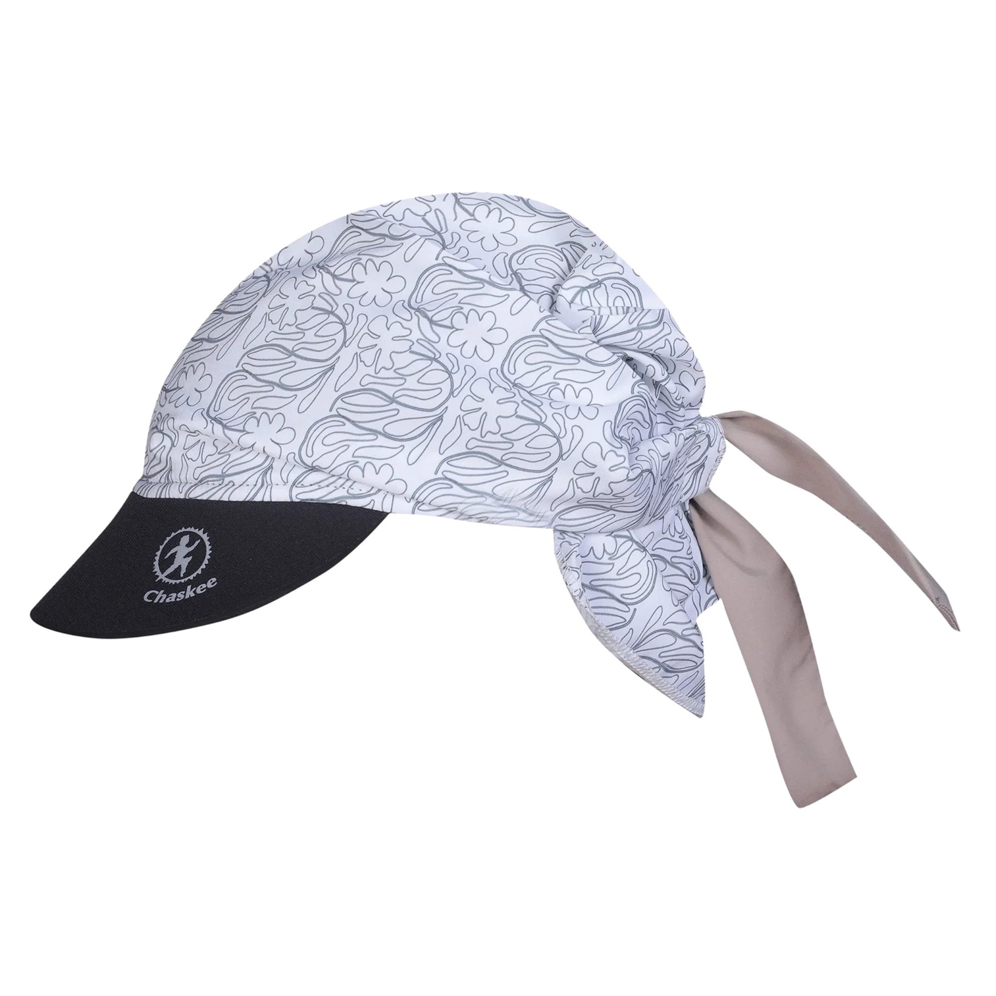 Chaskee Sonnenhut Visor Snap Cap Secret Garden White