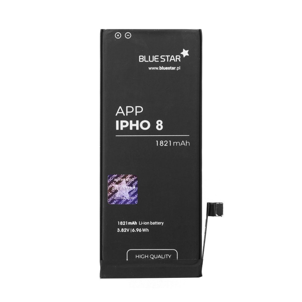APN Handy BlueStar Accu 3,82V mit 1821 iPhone Bluestar Akku Smartphone-Akku Ersatz 616-00357 Austausch kompatibel mAh 8 Batterie