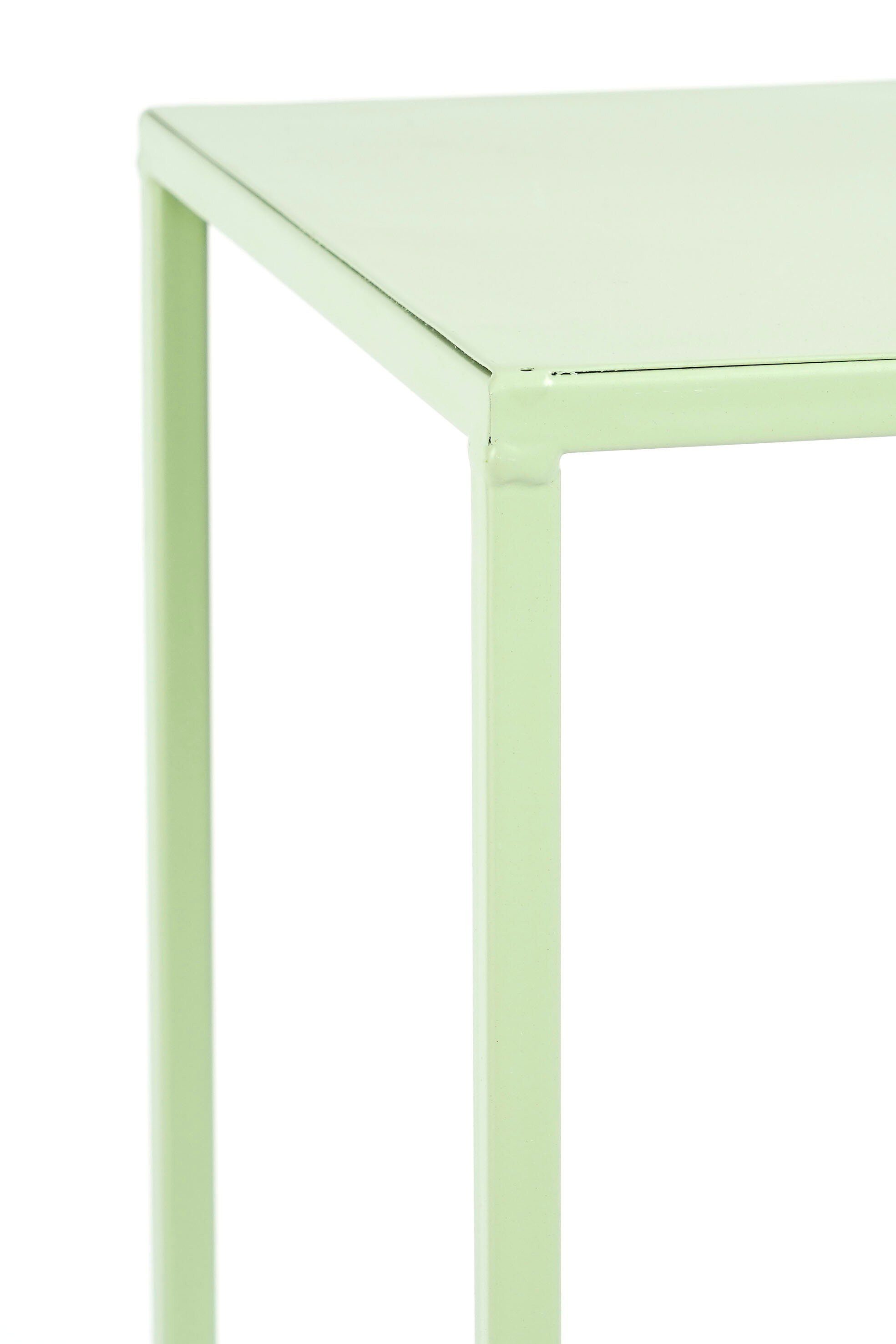 Mica Decorations Beistelltisch Mica Decorations Quinty Beistelltisch h.gruen Satz von 3 - l30xb30xh70