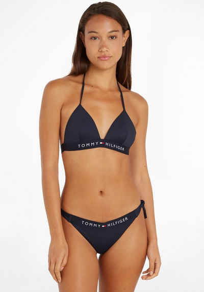 Tommy Hilfiger Swimwear Triangel-Bikini-Top TH TRIANGLE FIXED FOAM, mit Tommy Hilfiger-Branding