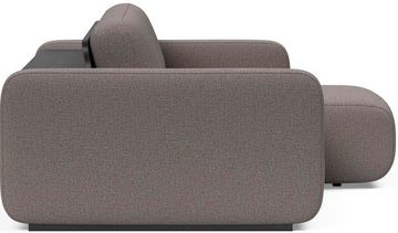 INNOVATION LIVING ™ Schlafsofa, integrierte Holzplatte, ausziehbare Sitzflächen