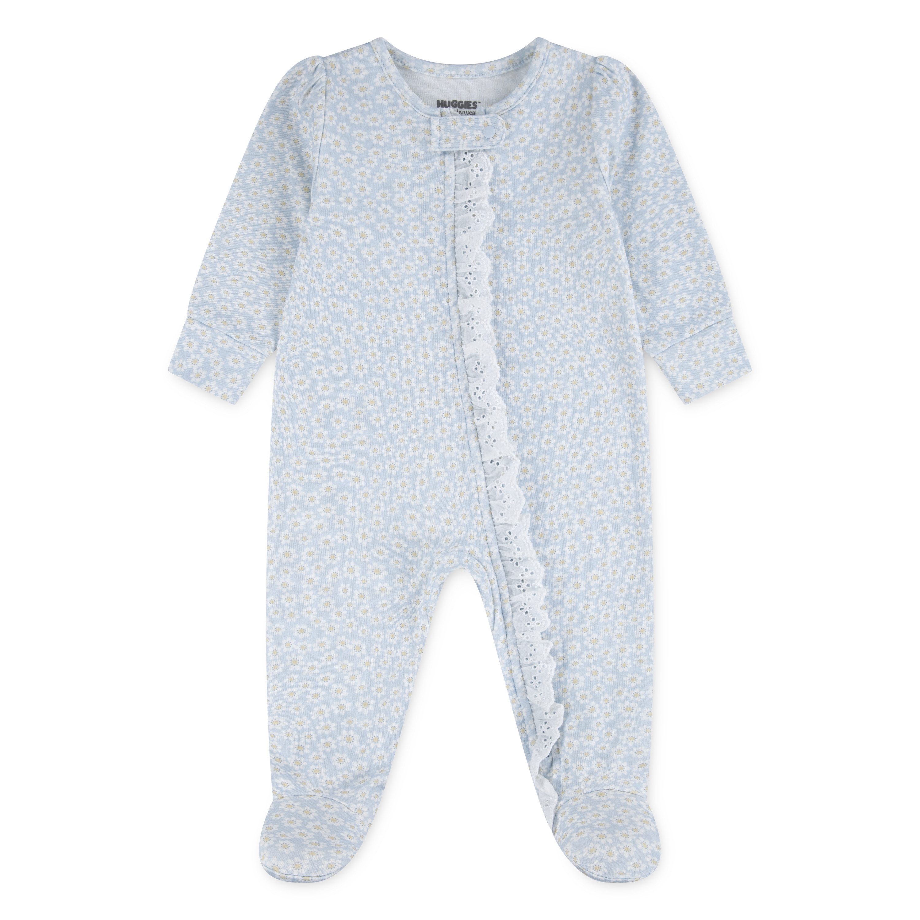 HUGGIES babywear Overall HUGG FOOTED COVERALL mit All-Over Print