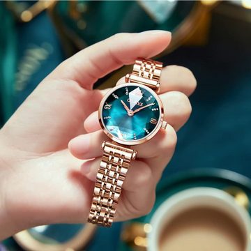 OLEVS Japanische Quarzwerke Watch, mit Exquisite Eleganz Design, Präzision und zeitlose Schönheit vereint