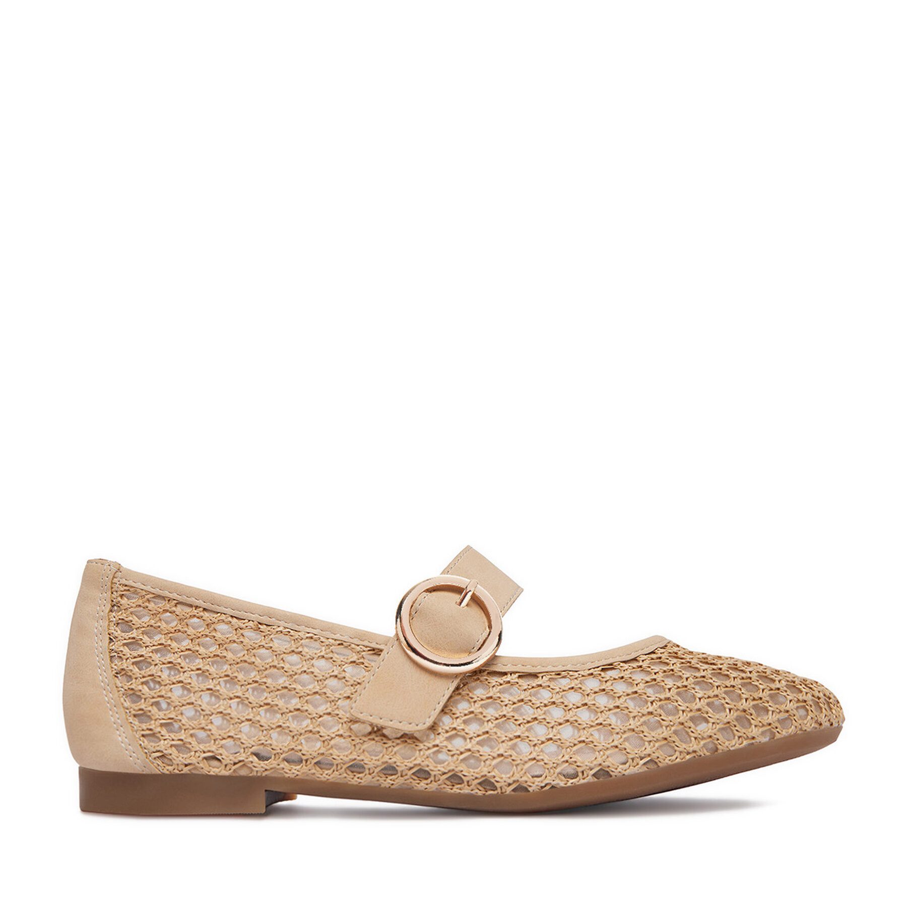 Remonte Remonte Damen-Ballerinas Beige Ballerina