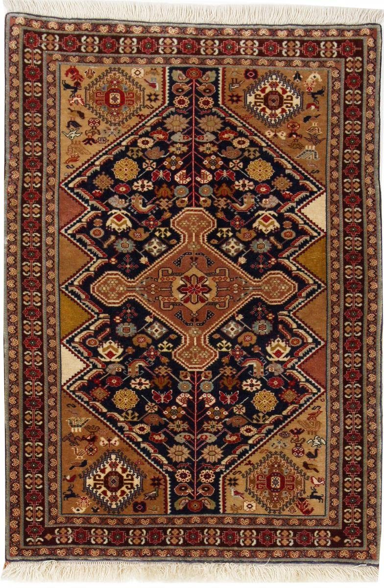 Orientteppich Ghashghai 81x116 Handgeknüpfter Orientteppich / Perserteppich, Nain Trading, rechteckig, Höhe: 12 mm