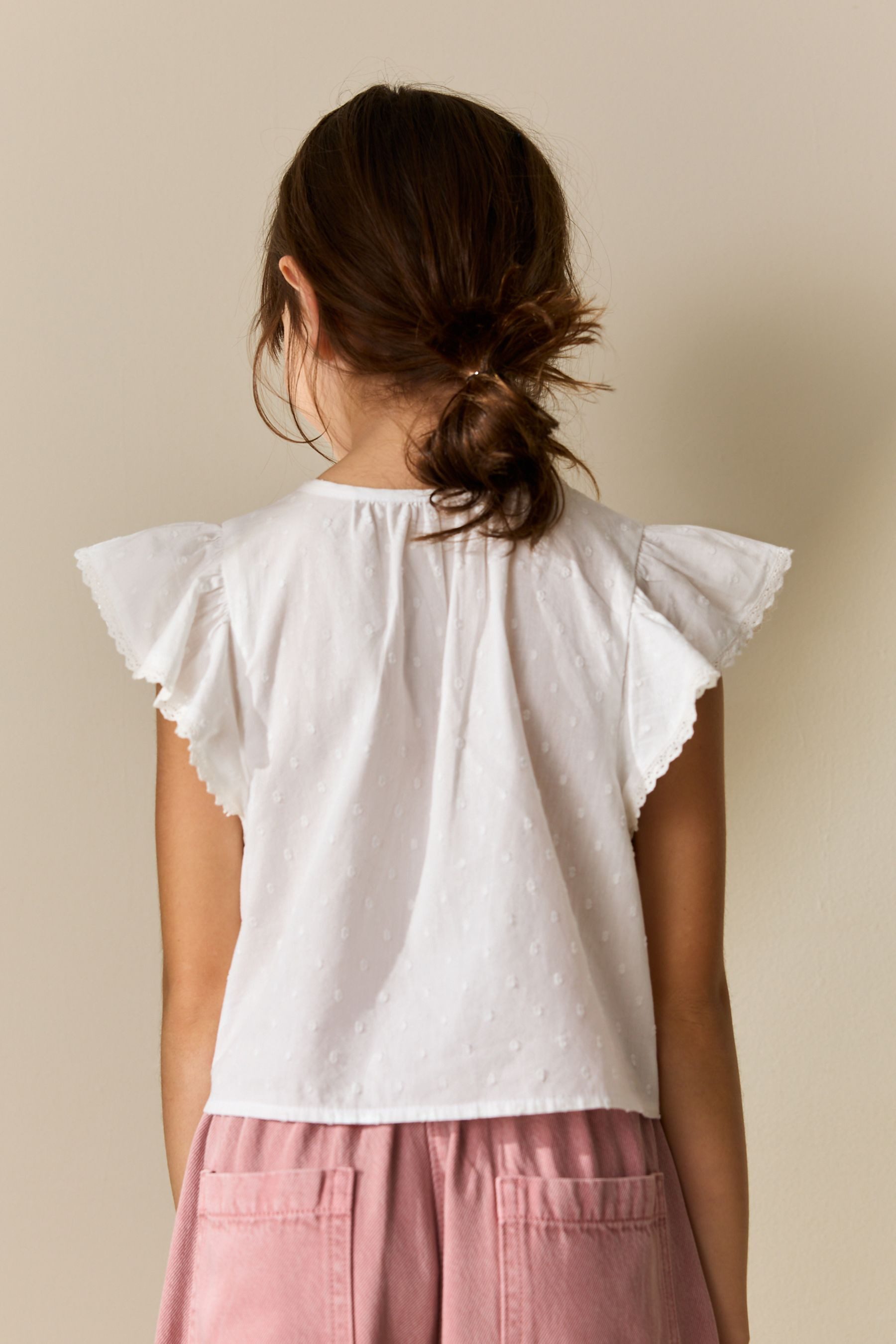 Next Blusentop Bluse mit Schnürung vorn (1-tlg) – Bild 2 von 5