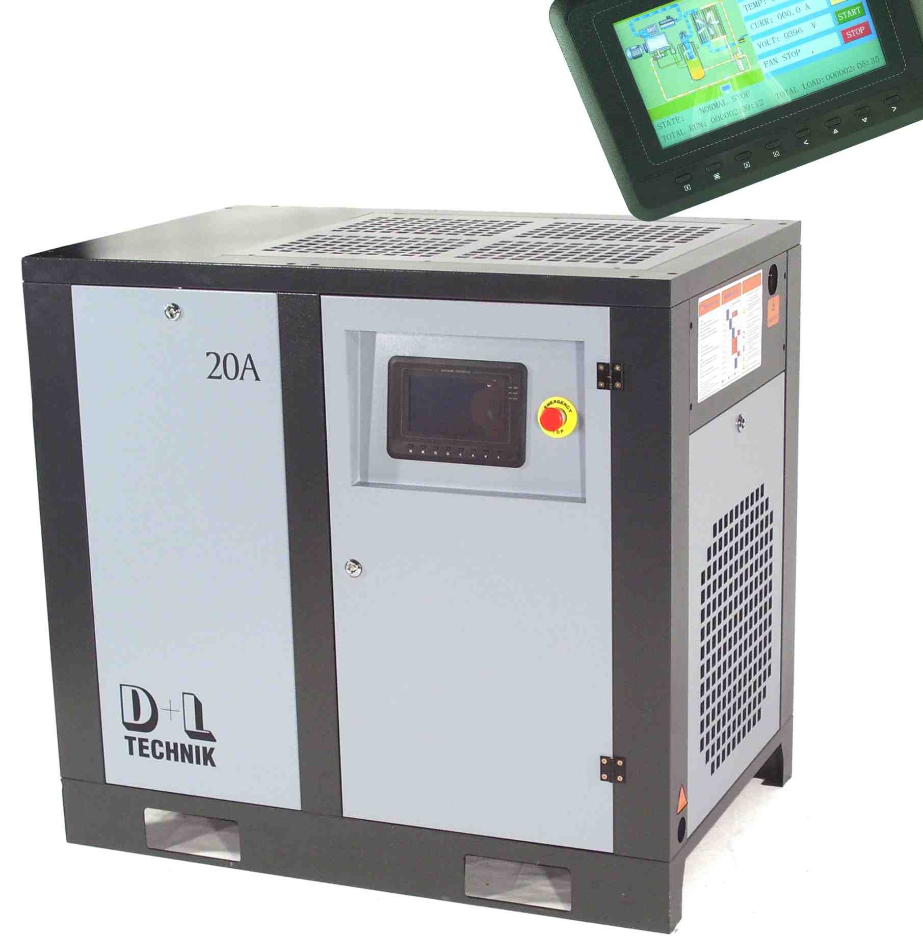 Apex Kompressor Schraubenkompressor 15kw 2100l 10bar 05137, 1-tlg.