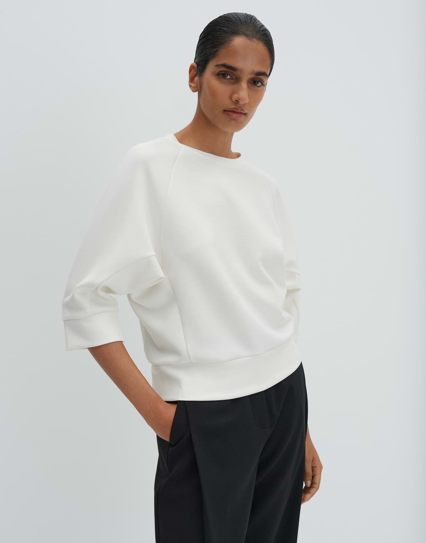 someday Sweatshirt Ulea Lockere Passform, Raglanärmel und breiter Saum