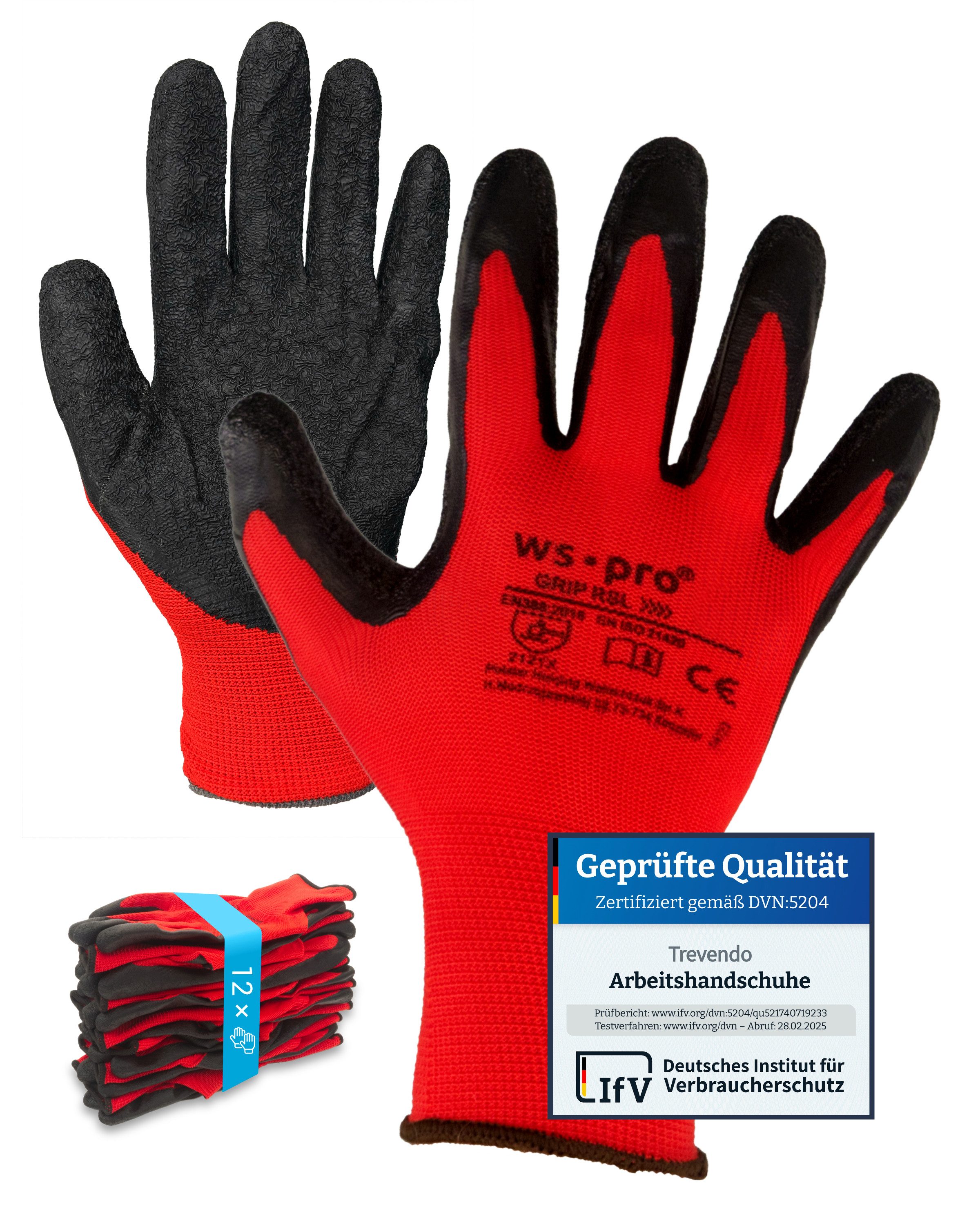 WS-Pro Arbeitshandschuhe Grip RSL günstig online kaufen