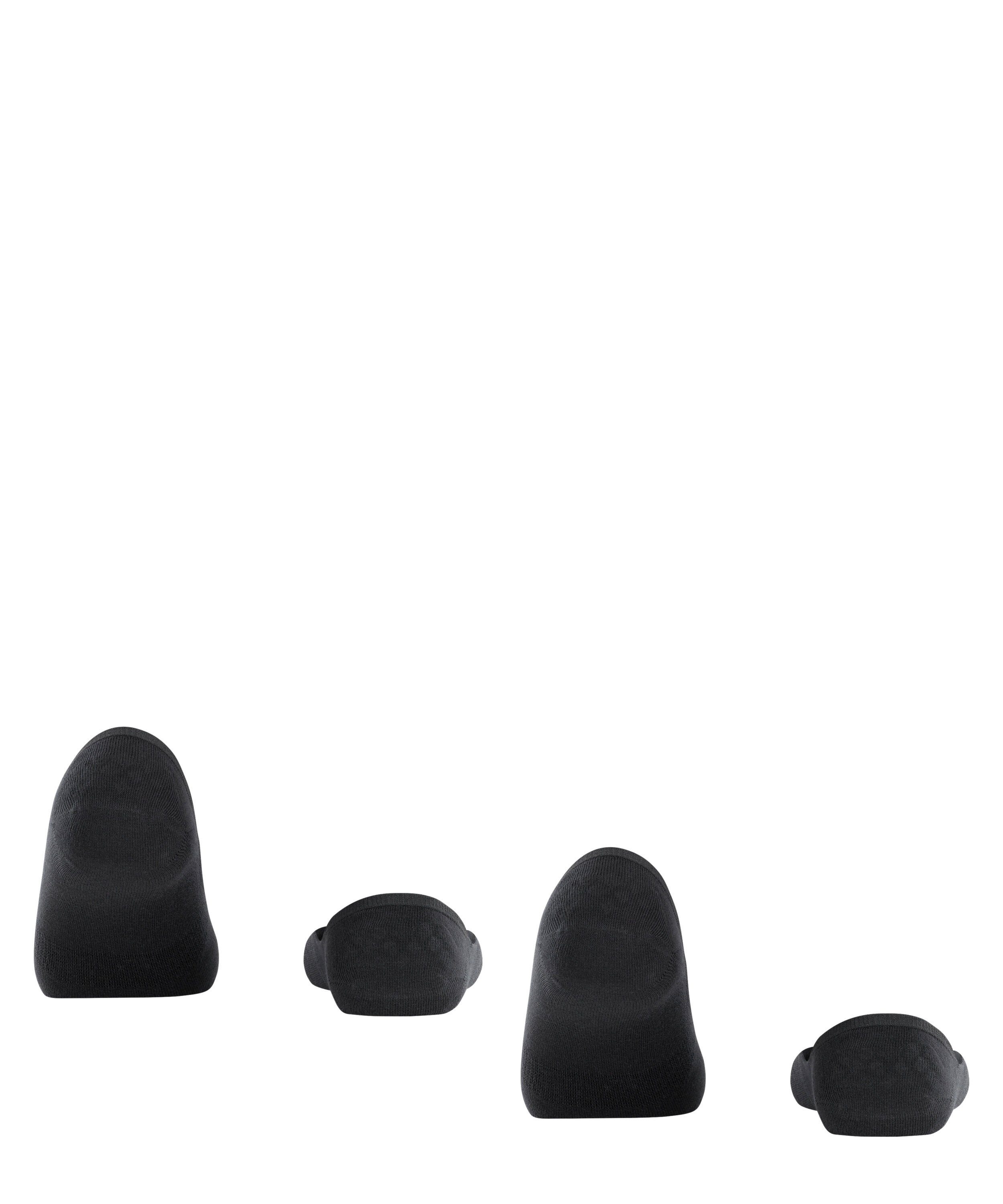 Anti-Slip-System black mit 2-Pack Everyday Burlington Füßlinge (3000)