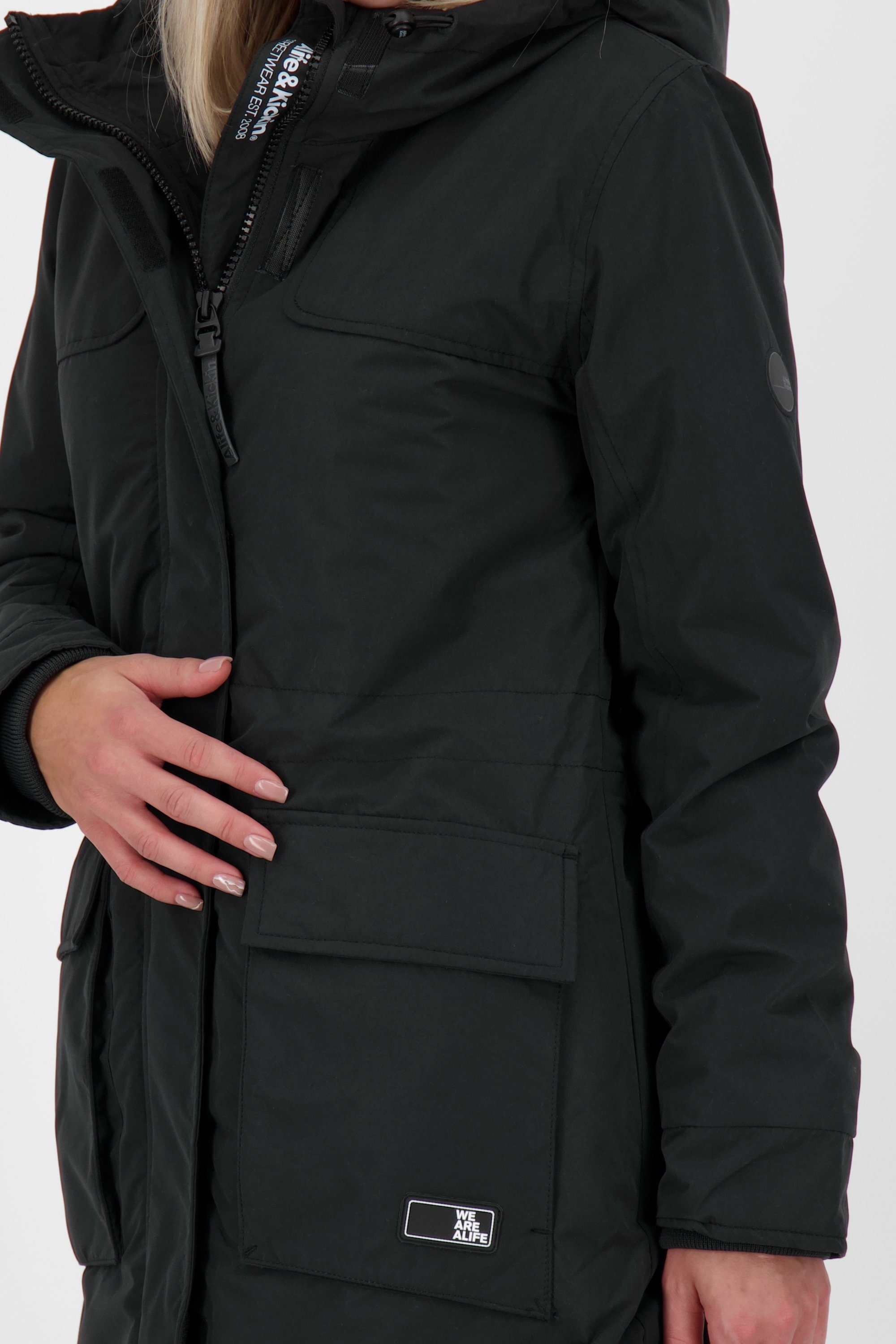 moonless Damen Winterjacke Alife A Coat gefütterte CharlizeAK Winterjacke, Jacke Kickin &