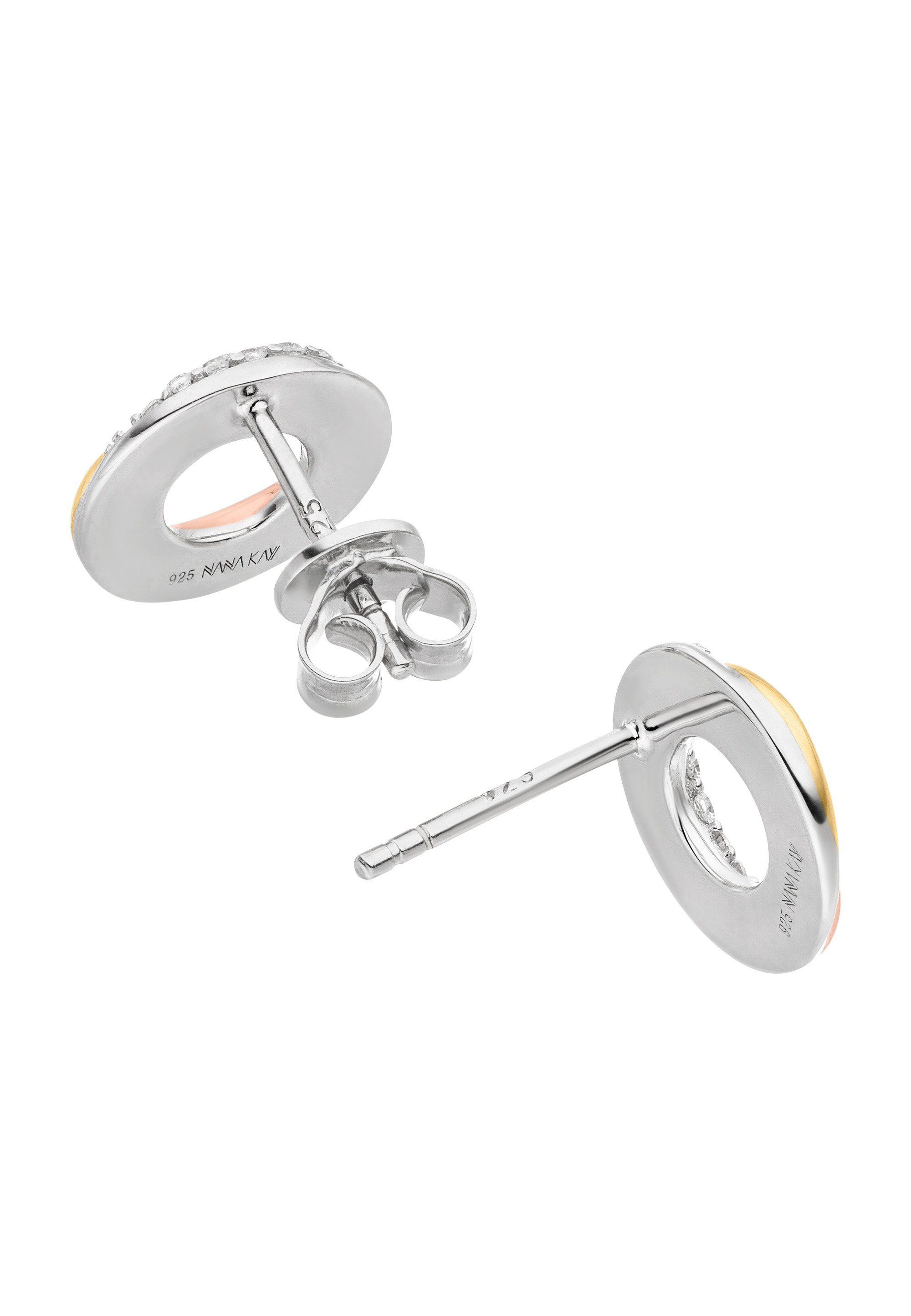 NANA KAY Paar Ohrstecker Modern Trio, mit funkelnden Zirkonia-Kristallen günstig online kaufen
