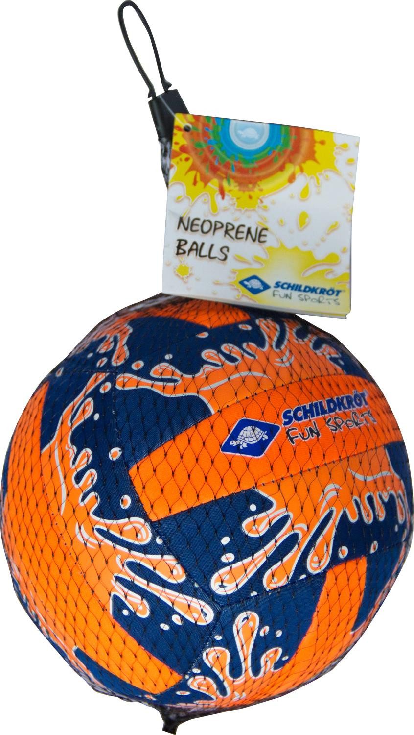 Schildkröt Spielball Neopren Mini-Beachvolleyball Größe 2, Beachball Volleyball Wasserball Strandball Wurfball Kinderball Funball