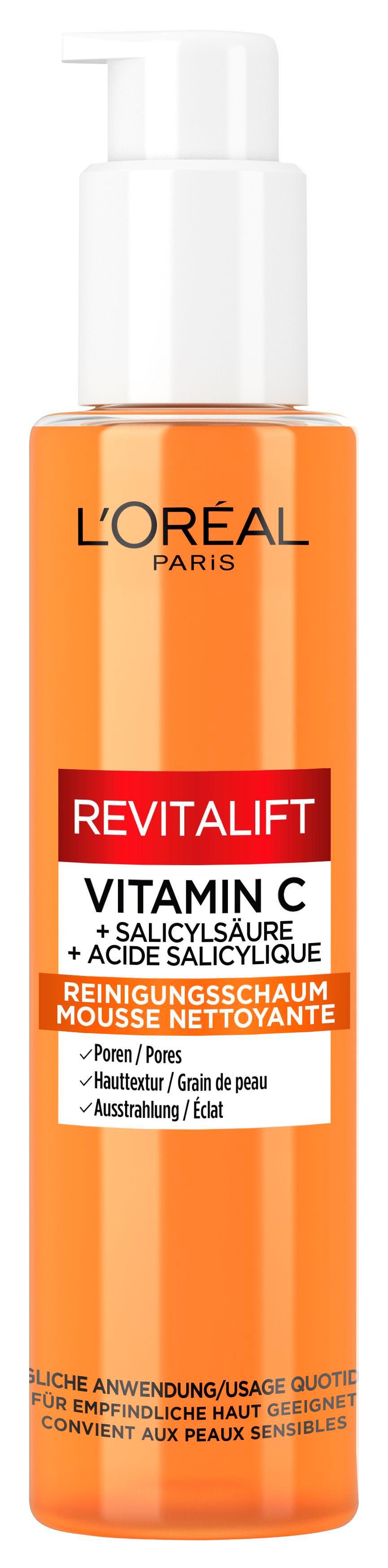 L'ORÉAL PARIS Gesichts-Reinigungsschaum Revitalift Clinical mehr