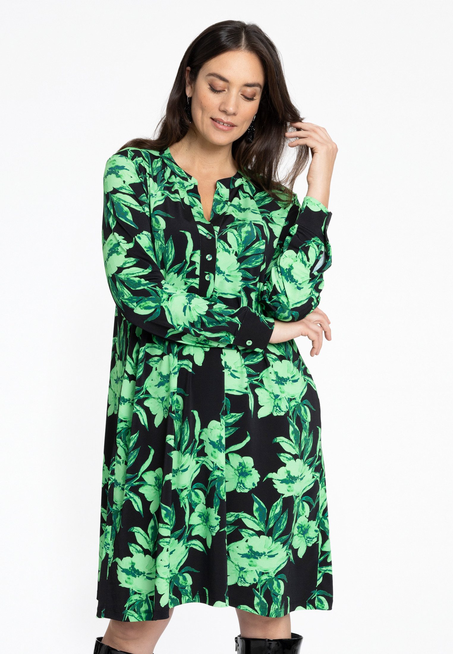 A-Linien-Kleid Damen Kleid Große Größen