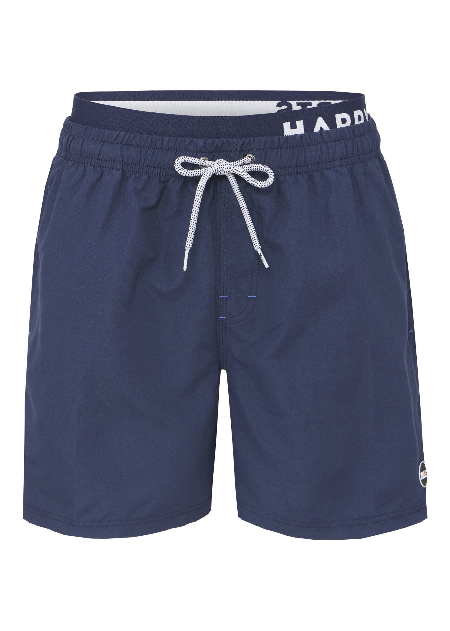 HAPPY SHORTS Badehose HAPPY SHORTS Herren Badeshorts Strandshort Navy mit W günstig online kaufen