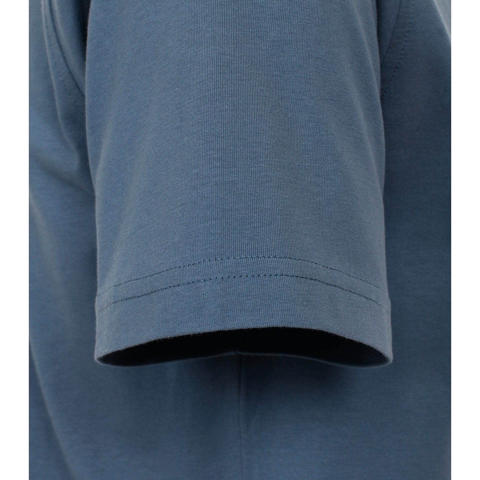 CASAMODA Rundhalsshirt CasaModa Basic T-Shirt rauchblau Übergröße
