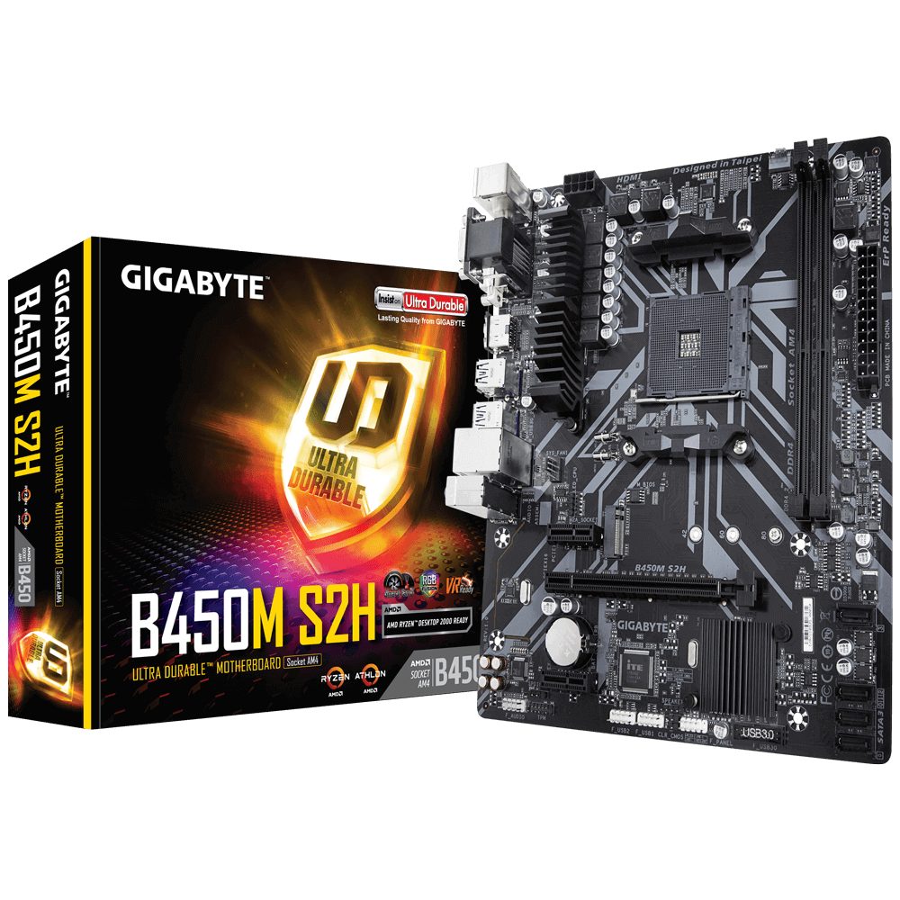 Gigabyte B450M K Mainboard, Motherboard
