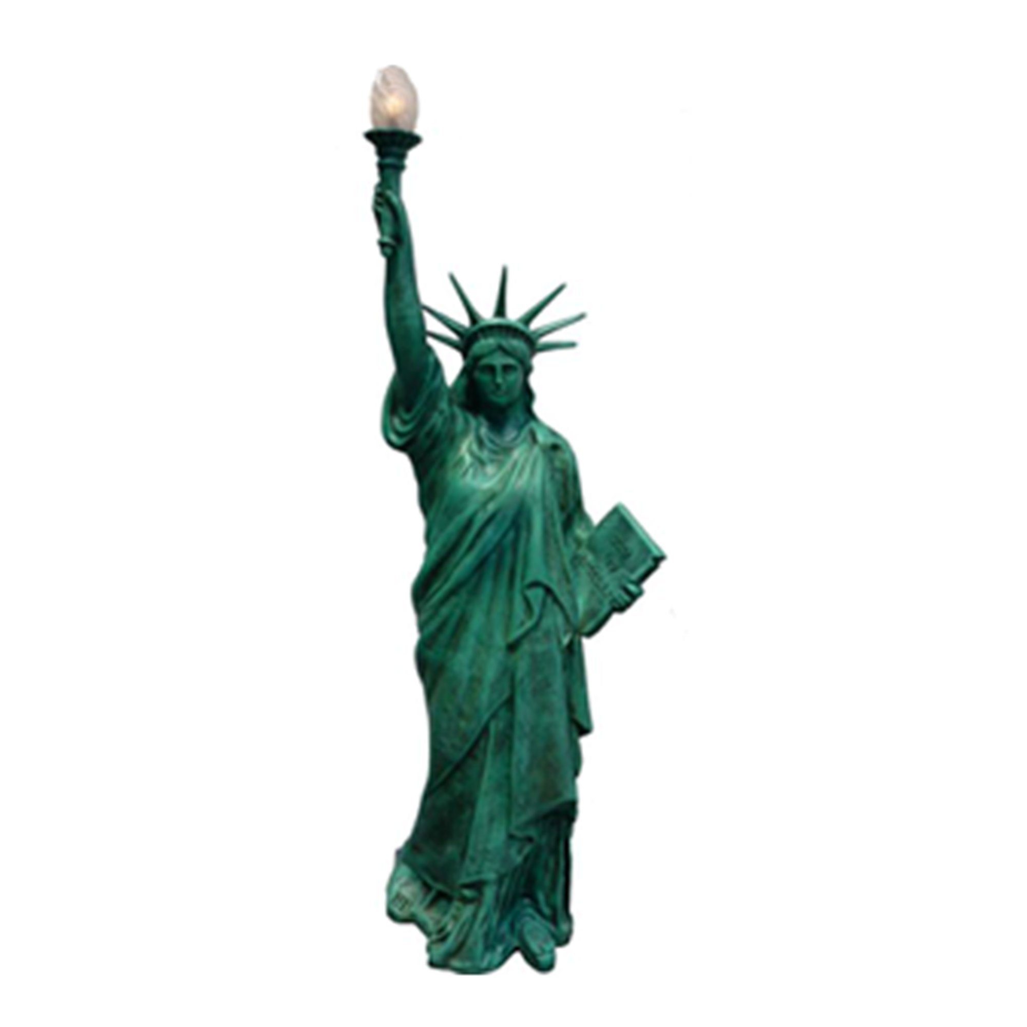 JVmoebel Gartenfigur, Freiheits Statue Figur Standleuchte Lampe Liberty Skulptur