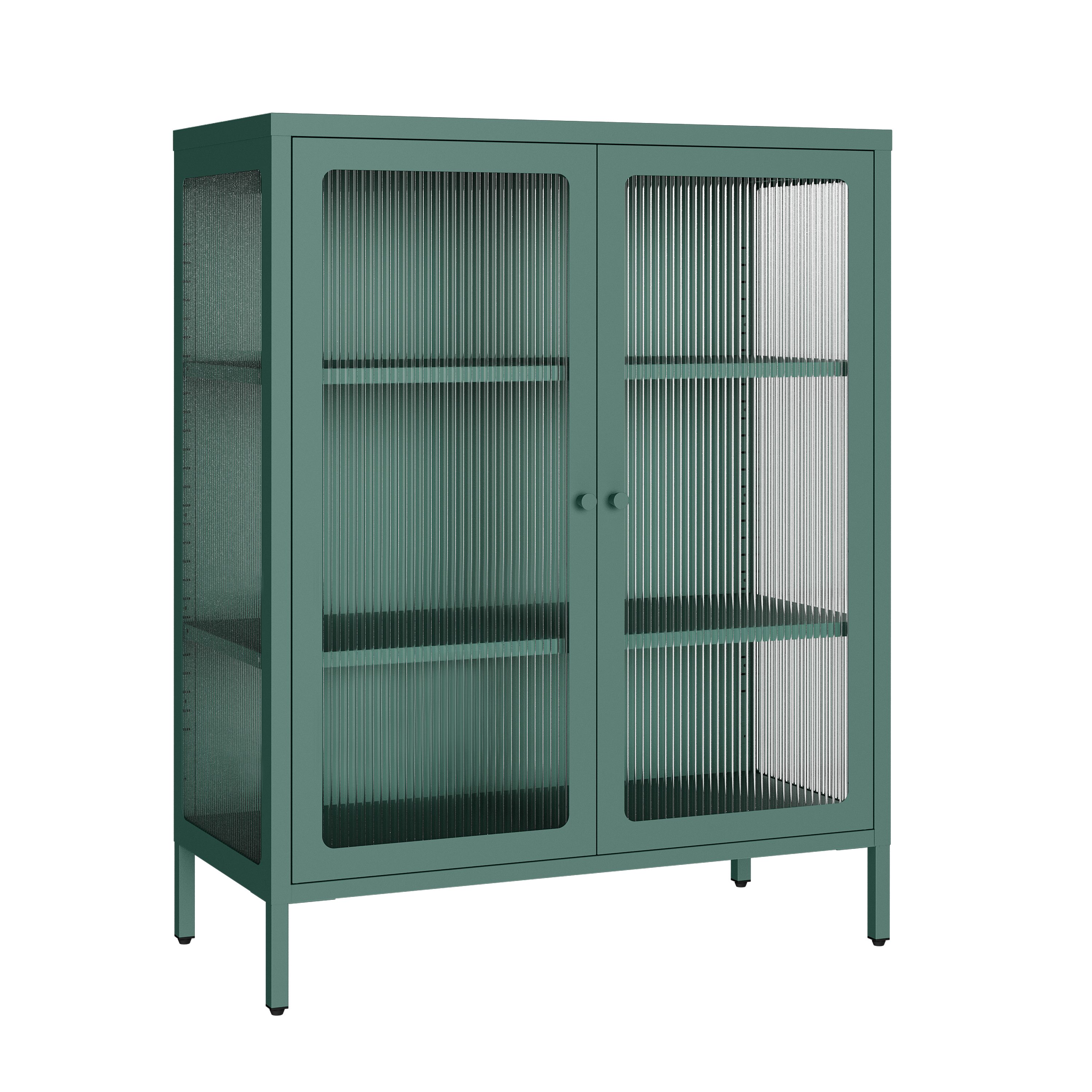 Highboard Norns Vitrinenschrank mit Glastüren
