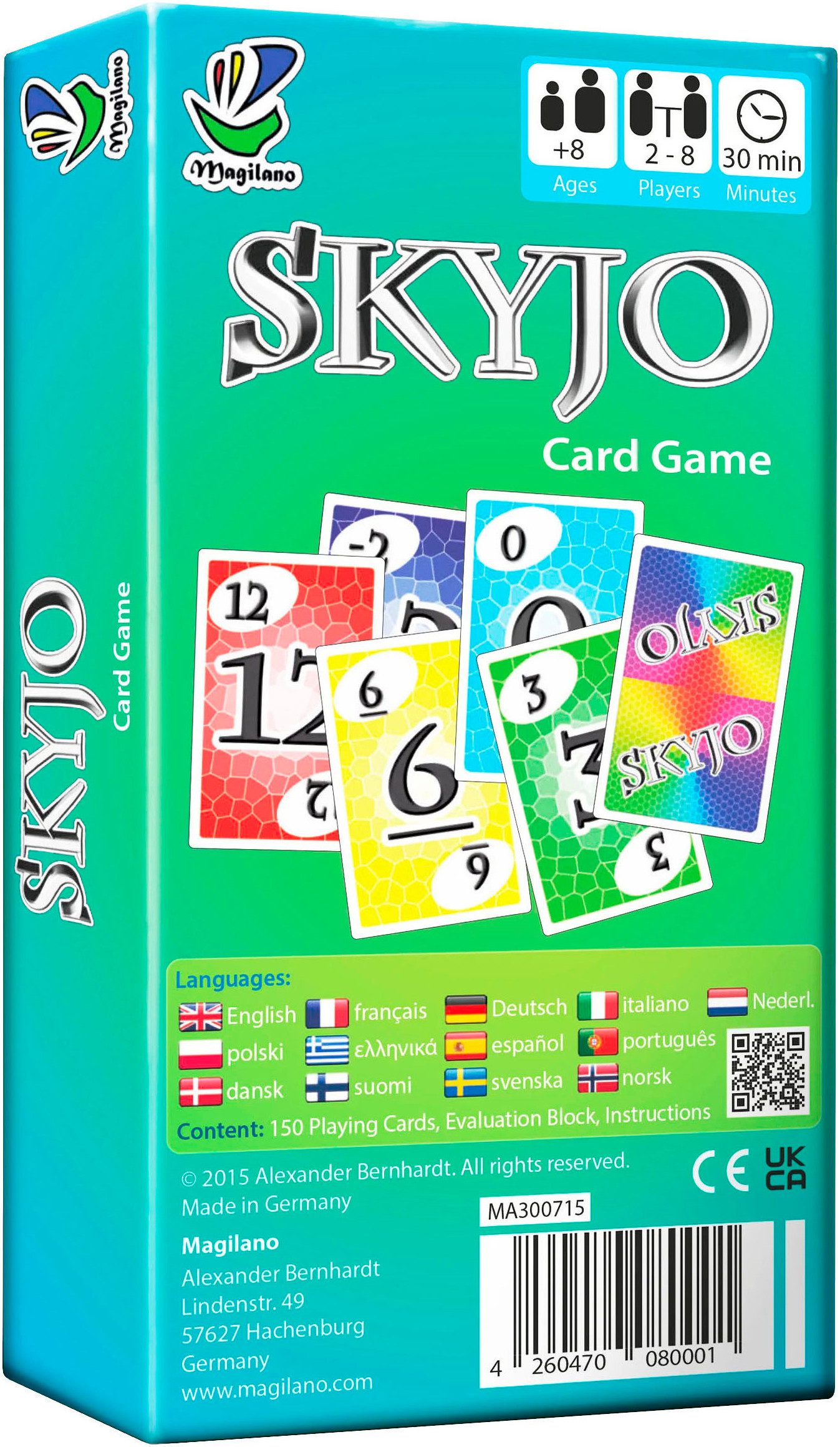 Magilano Spiel SKYJO, Familienspiel, Made in Germany