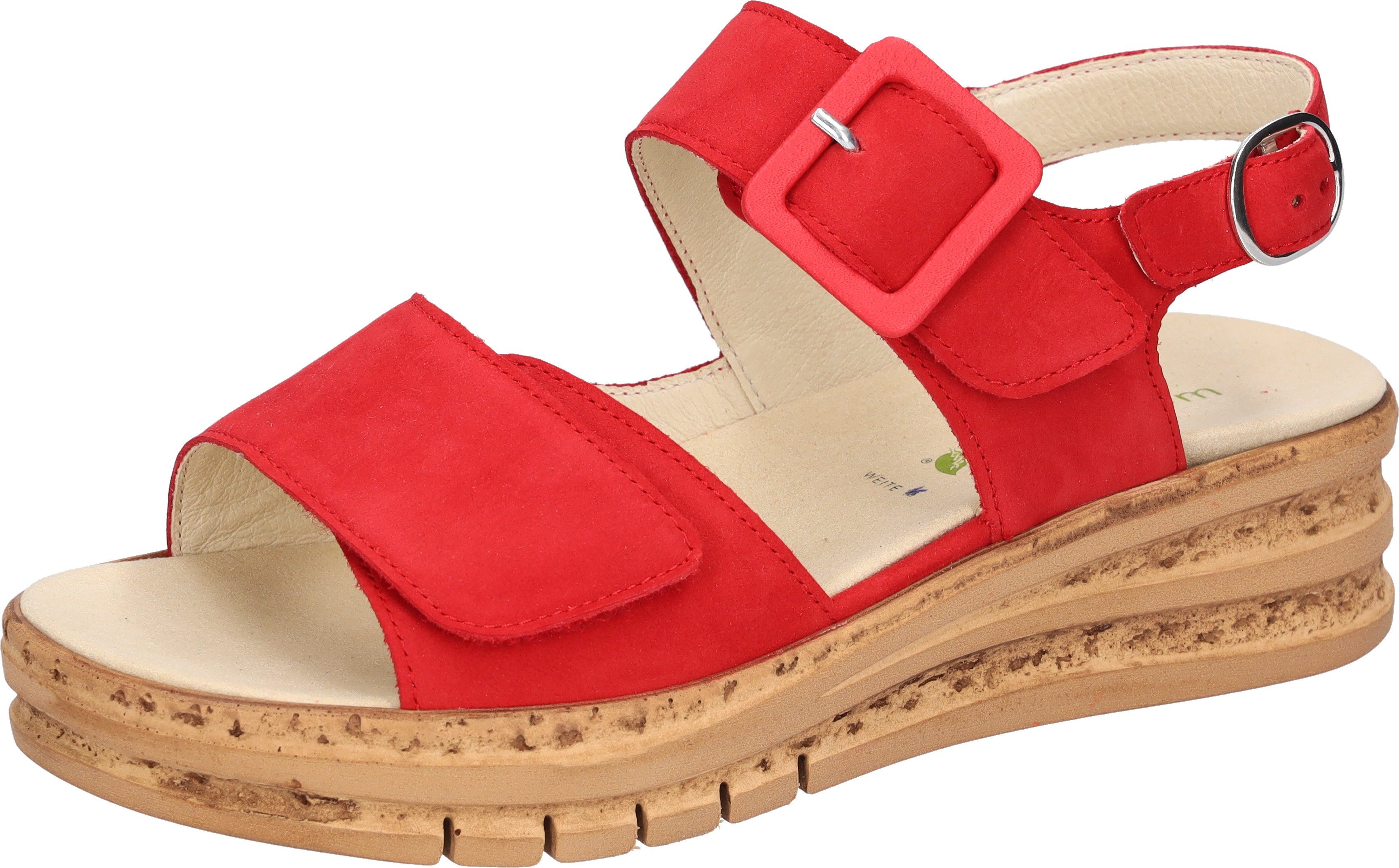Waldläufer K-ARLENE Plateausandaletten Sommerschuh, Klettsandale in Extrawe günstig online kaufen