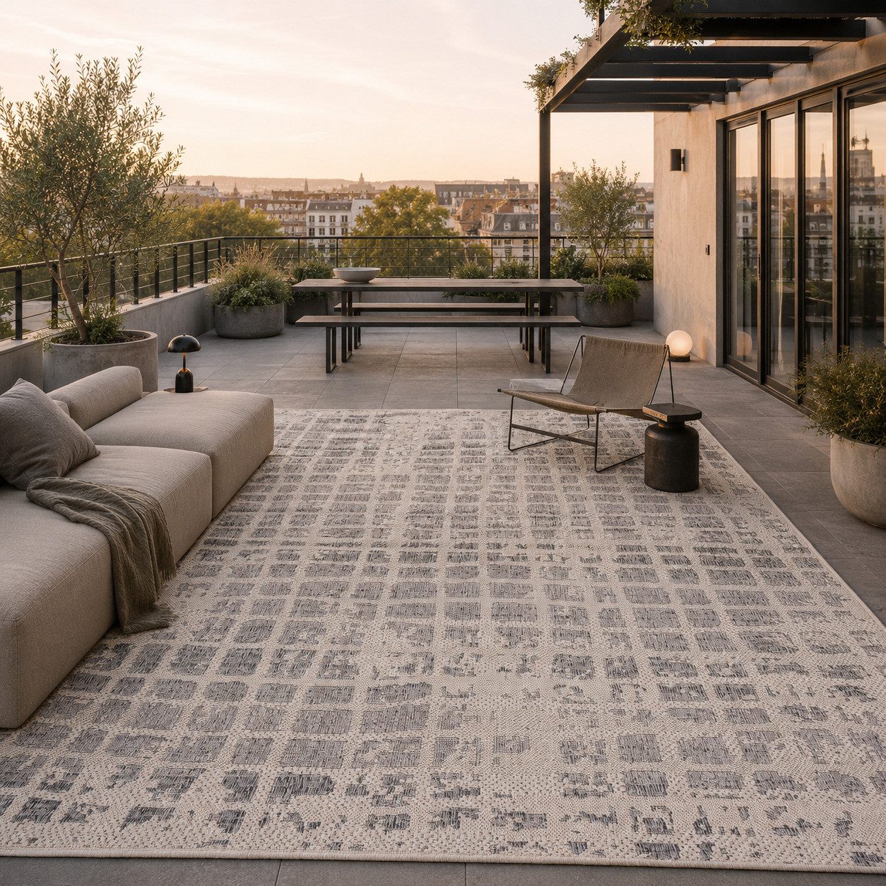 Pergamon Outdoorteppich In- und Outdoor Teppich Carpetto, Rechteckig, Höhe: 6 mm – Bild 5 von 5