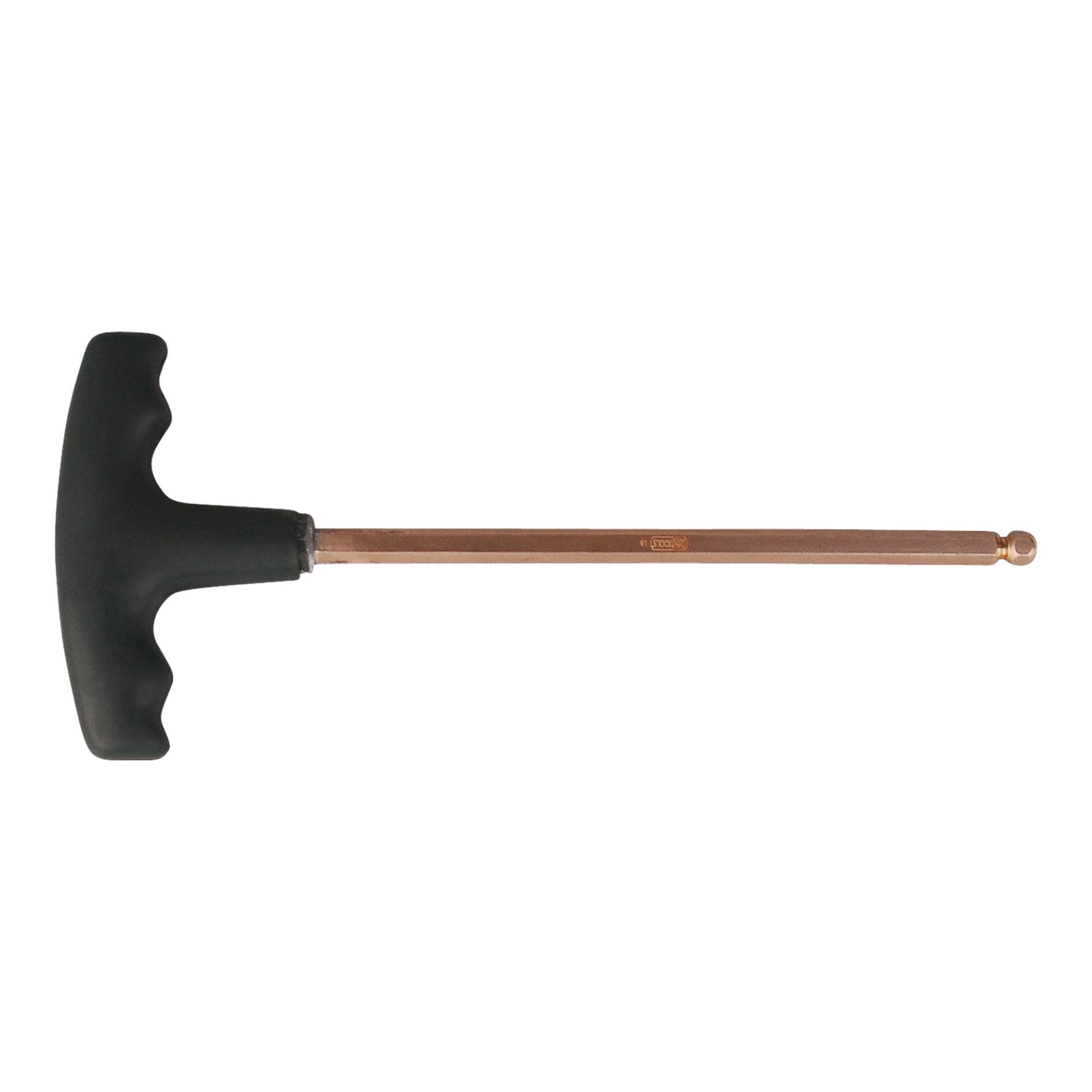 KS Tools Stiftschlüssel KS Tools BERYLLIUMplus Innensechskant-Winkelstiftschlüssel, T-Griff 5